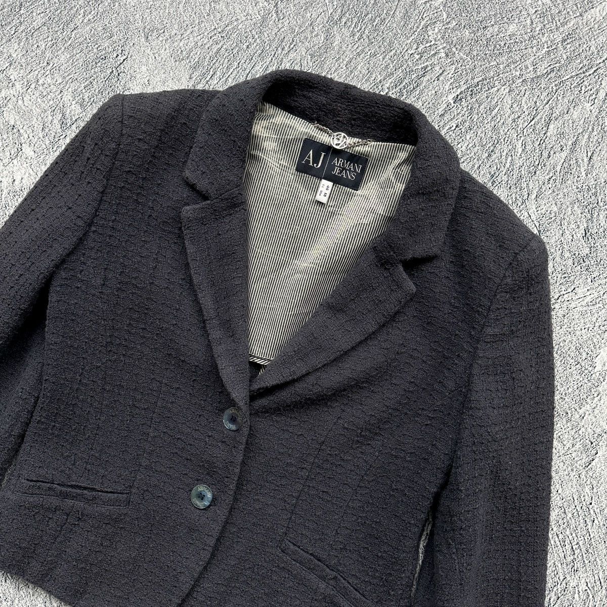 Armani Women’s Blazer Jacket Armani Jeans Light Blue Size: USA 10 Size L / US 10 / IT 46 - 5 Thumbnail