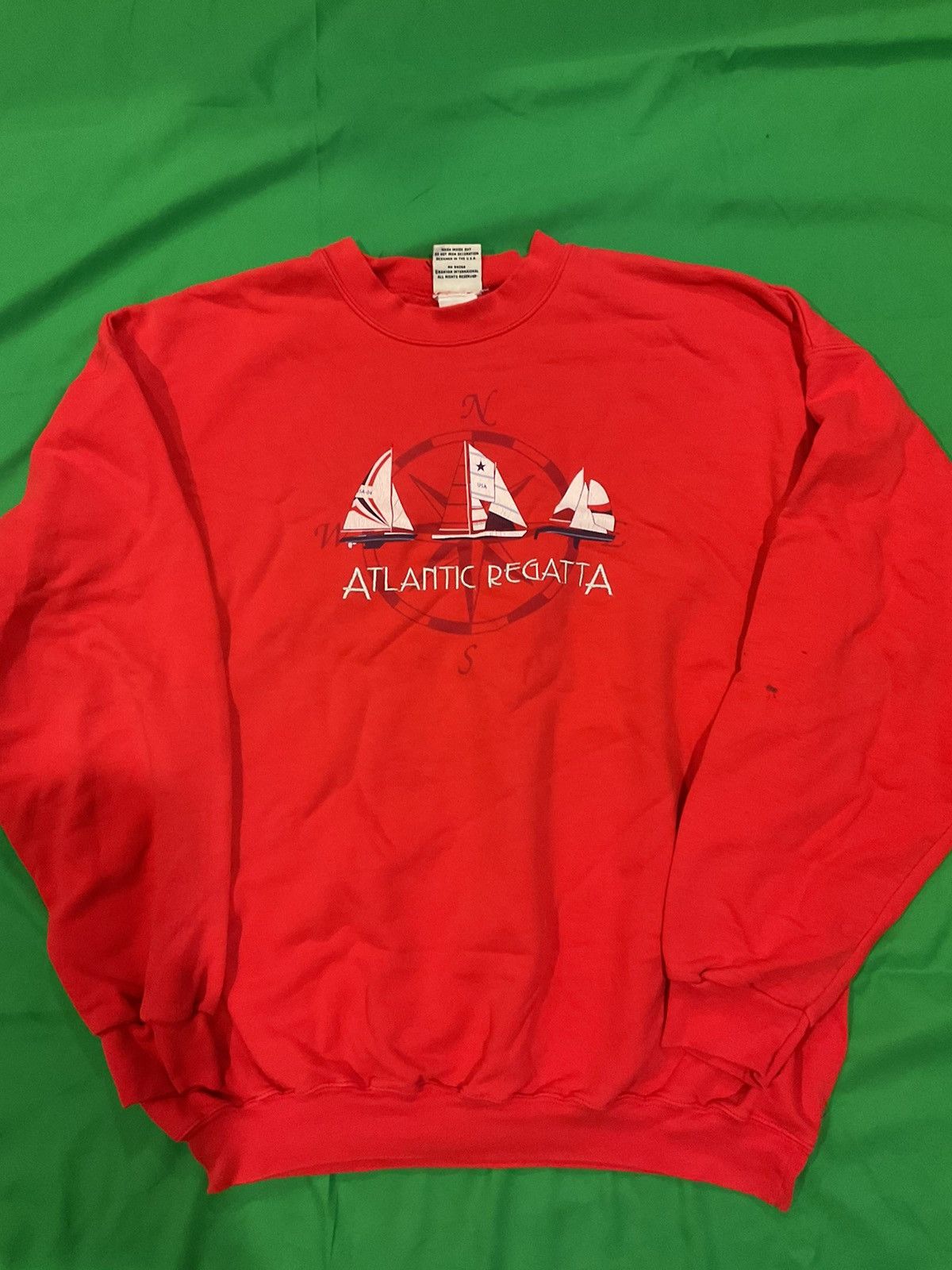 Designer × Vintage Vintage Atlantic Regatta crewneck Size US XL / EU 56 / 4 - 1 Thumbnail
