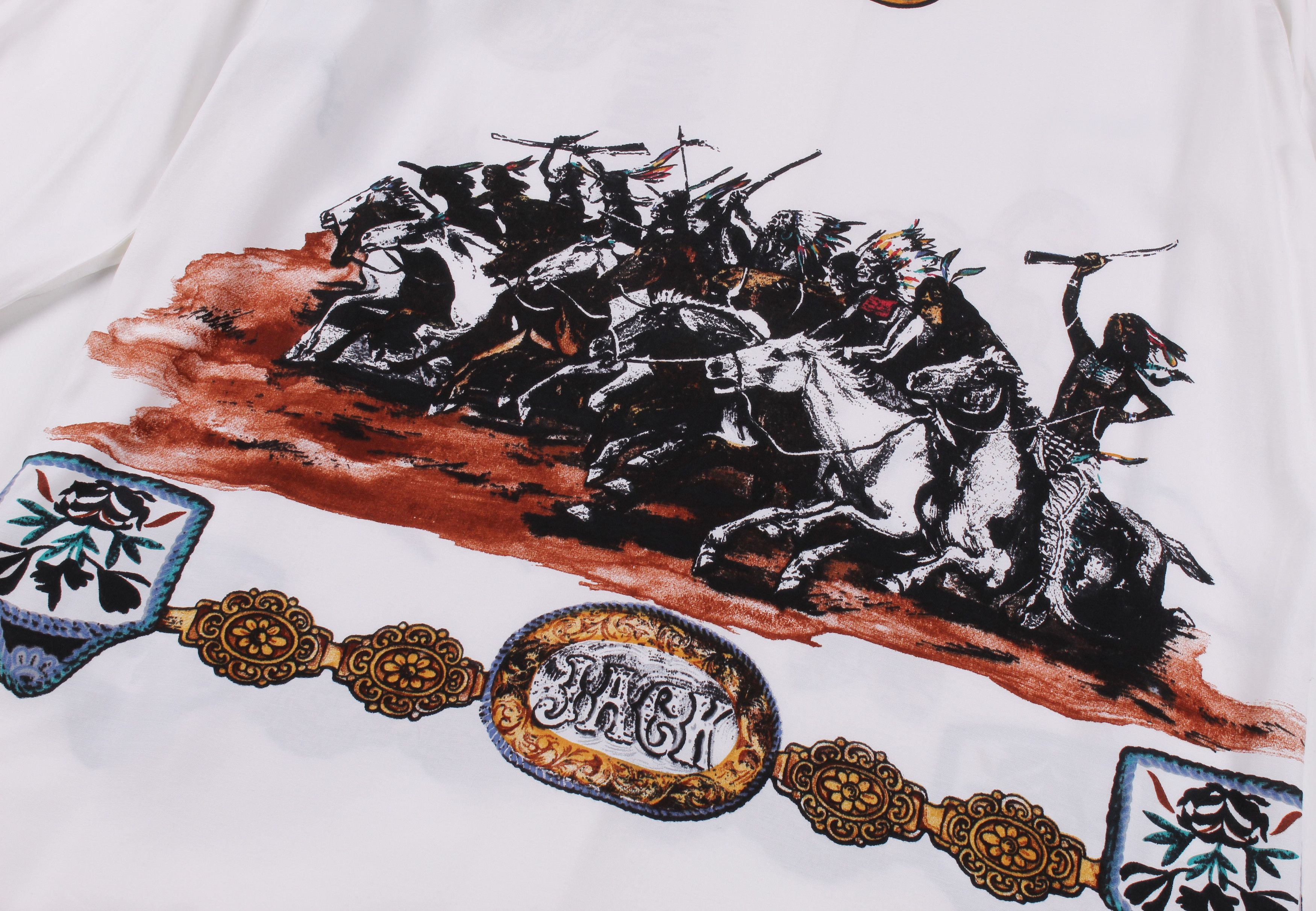 Vintage Vintage Rare Native American Printed Oversized Shirt Size M / US 6-8 / IT 42-44 - 9 Thumbnail