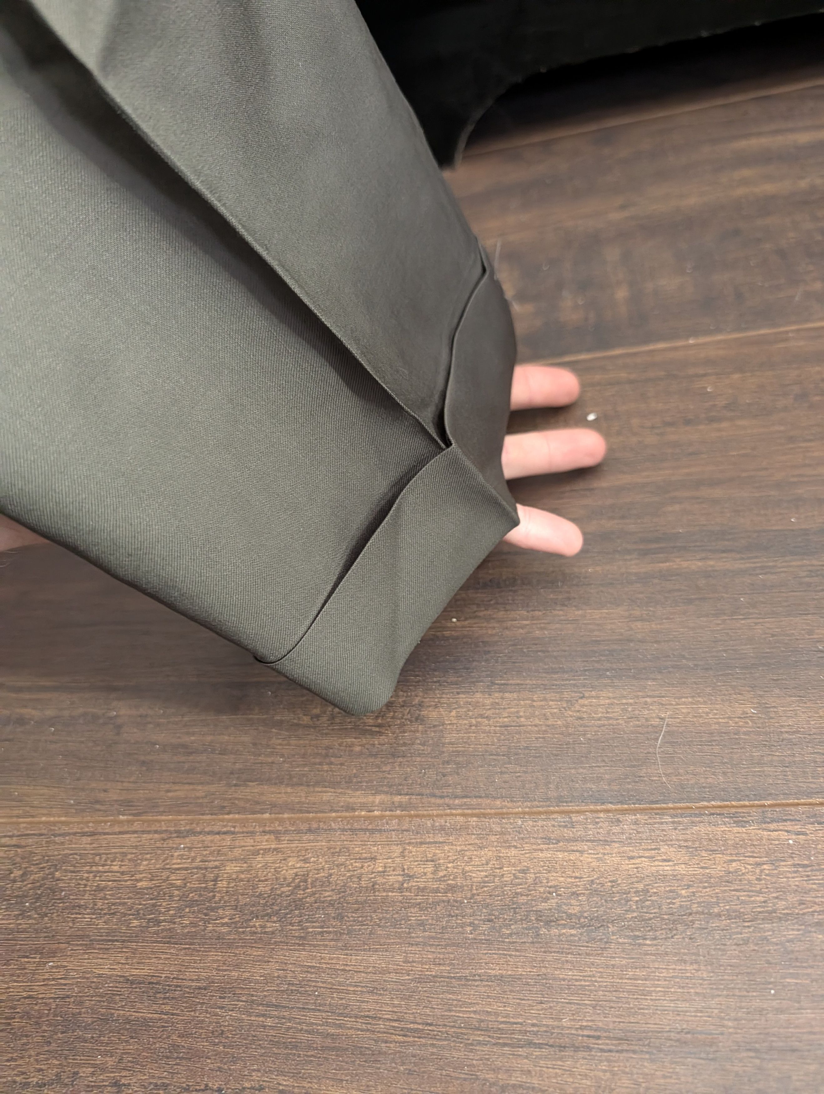 Zanella Dark green virgin wool Italian pants for Nordstrom Size US 35 - 5 Thumbnail
