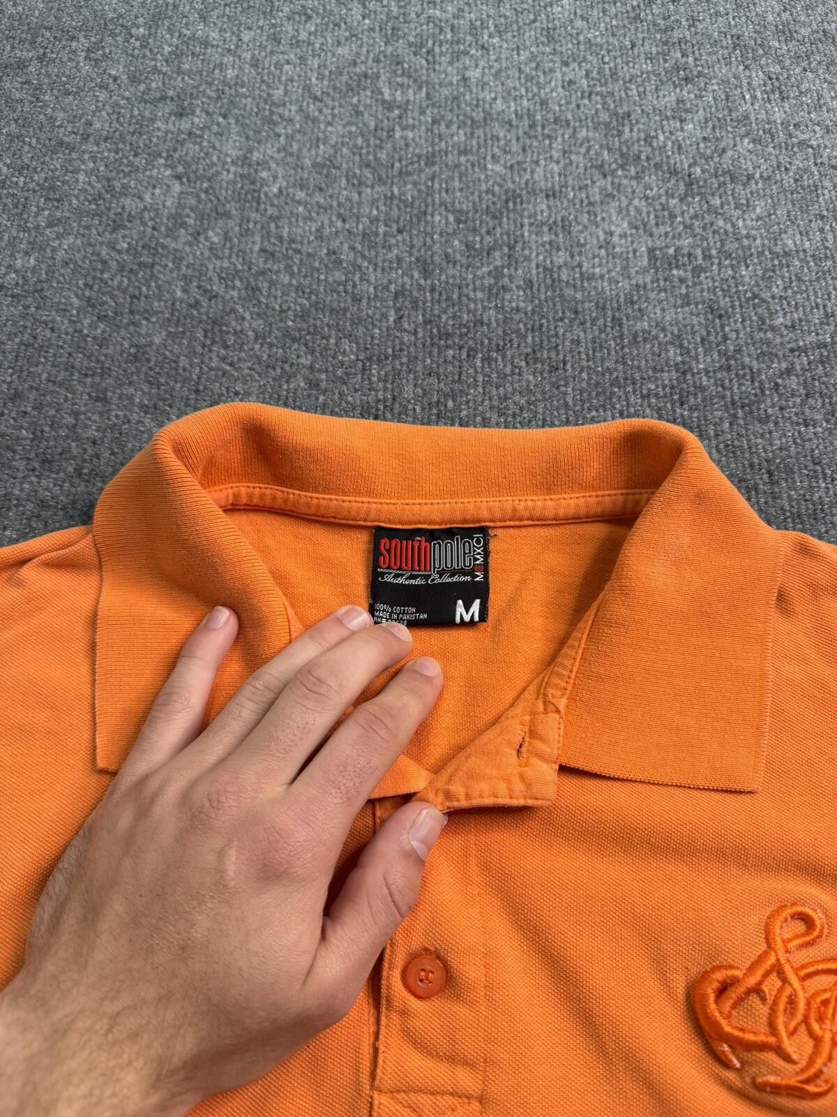 Southpole Y2K Southpole Authentic Collection Polo Shirt Orange M Size US M / EU 48-50 / 2 - 4 Thumbnail