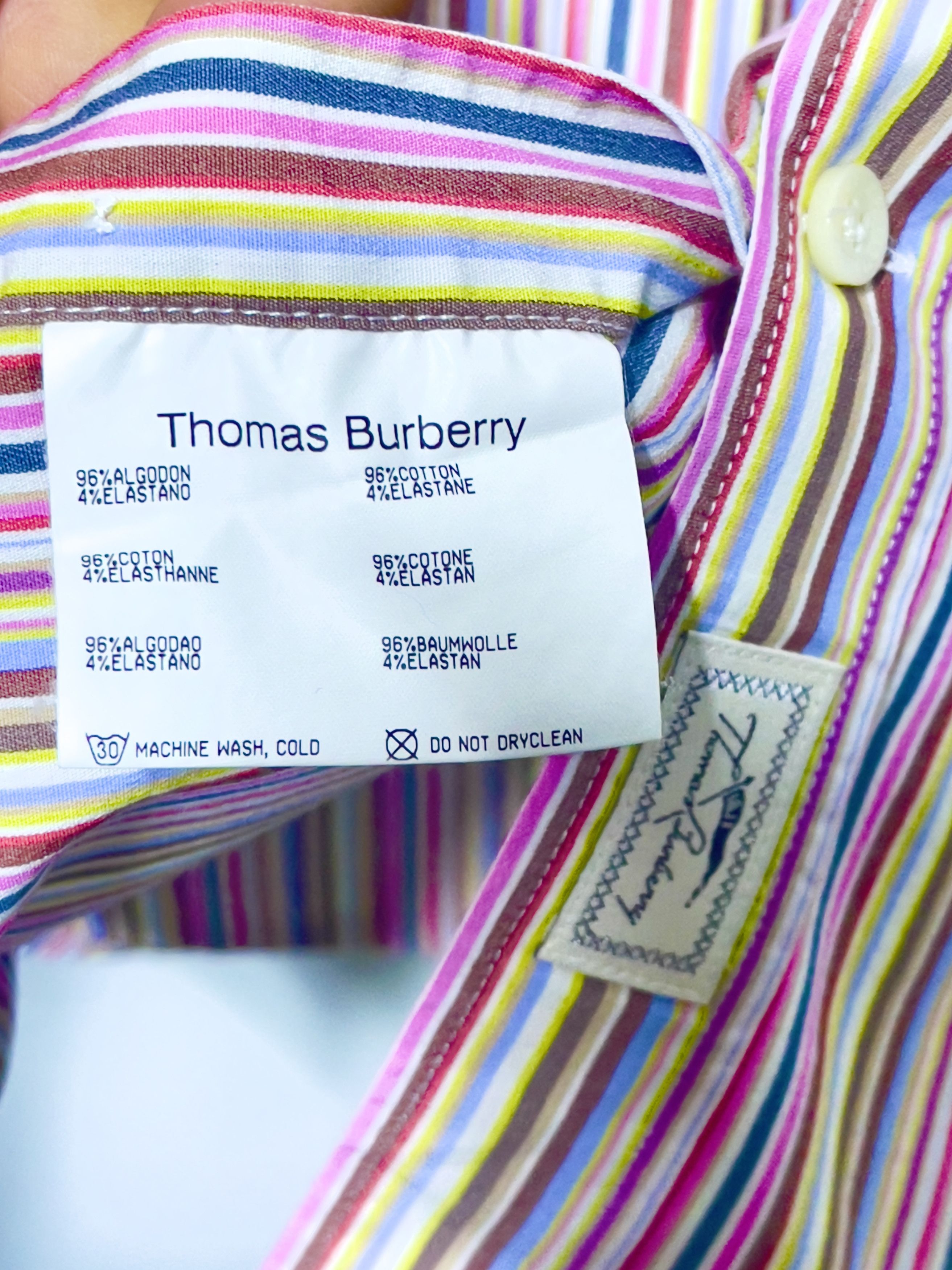 Burberry 🔥 Tb Burberry striped shirt L size multicolored Size US L / EU 52-54 / 3 - 7 Thumbnail