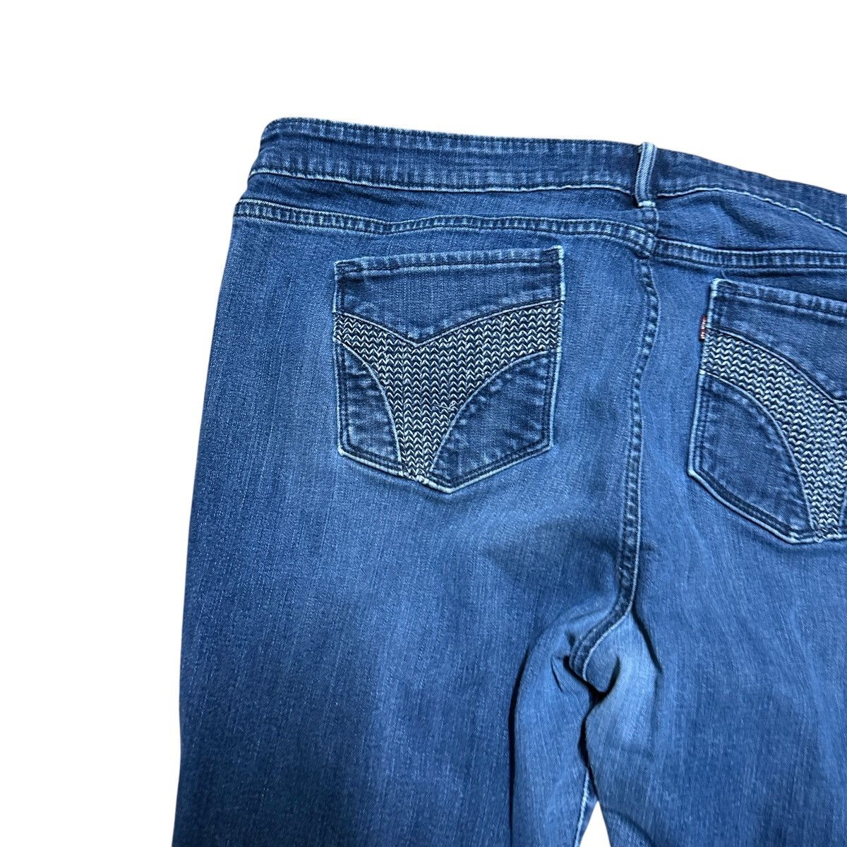 Levi's Women’s Levi’s Slight Curve Boot Blue Denim Jeans Size 38" / US 16 / IT 52 - 6 Thumbnail