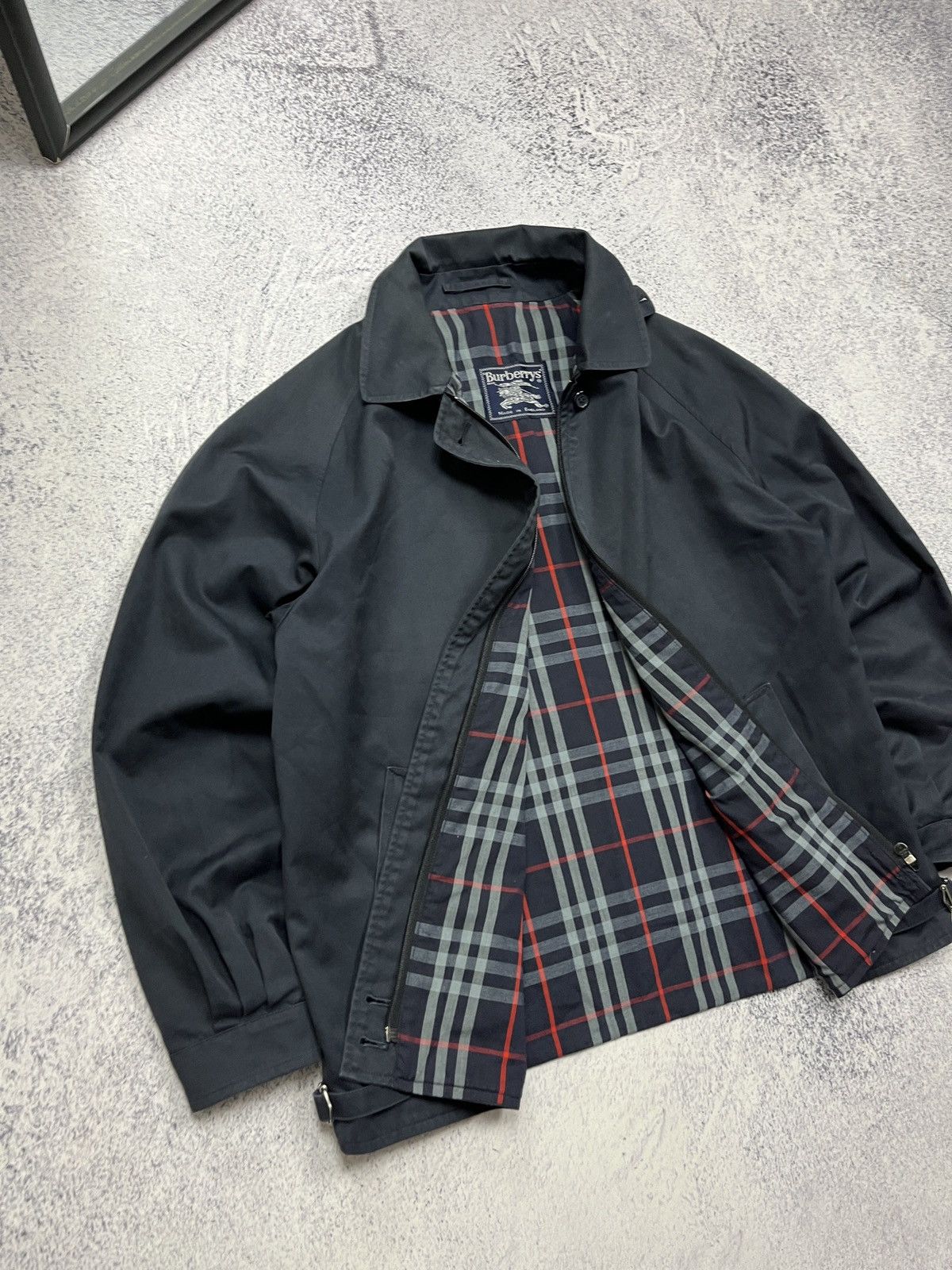 Burberry Vintage 90’s Burberrys Bomber Jacket Nova Check Luxury Rare Size US S / EU 44-46 / 1 - 8 Thumbnail