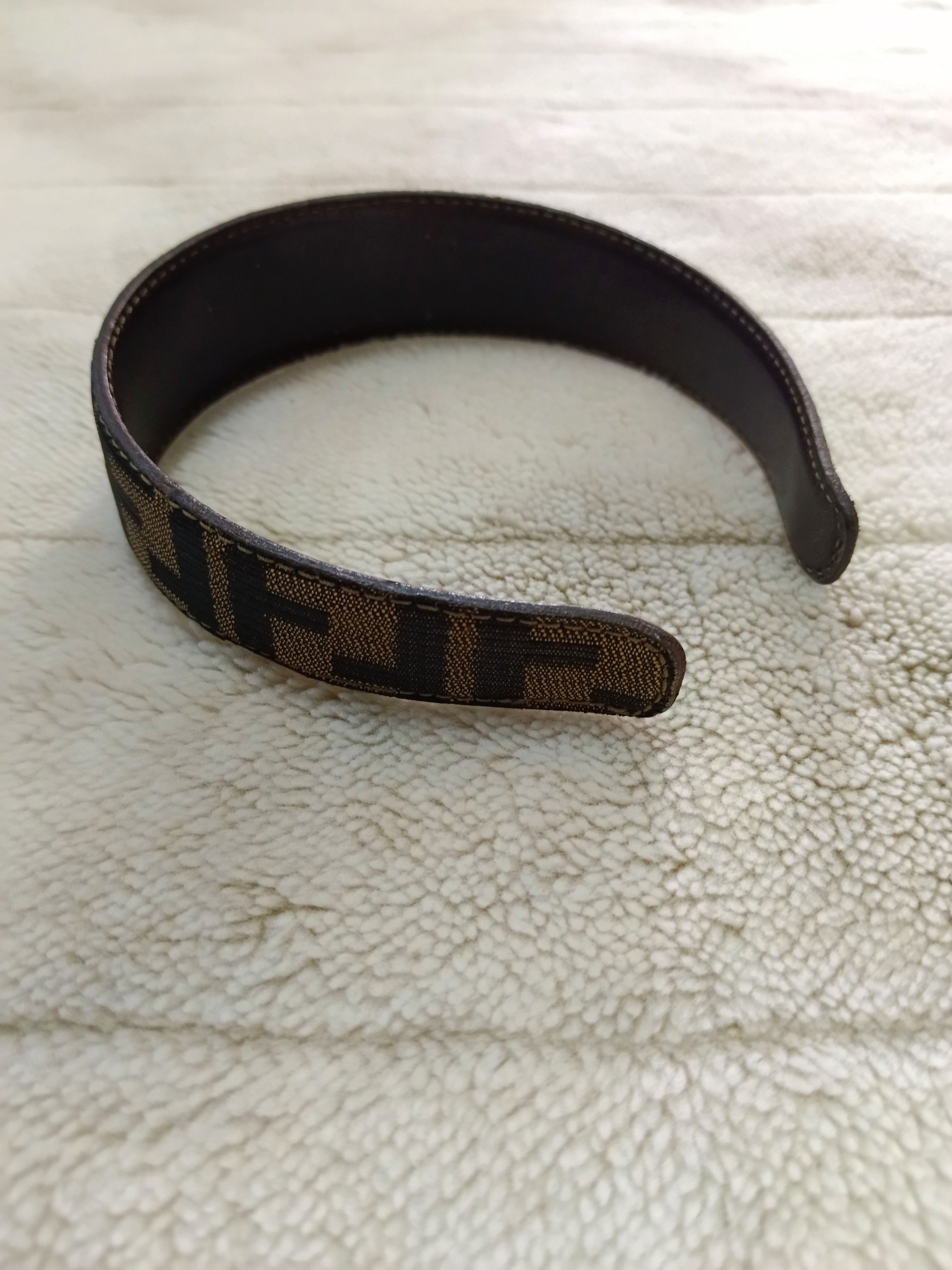 Fendi VINTAGE FENDI FF MONOGRAM ZUCCA HEADBAND Size ONE SIZE - 4 Thumbnail