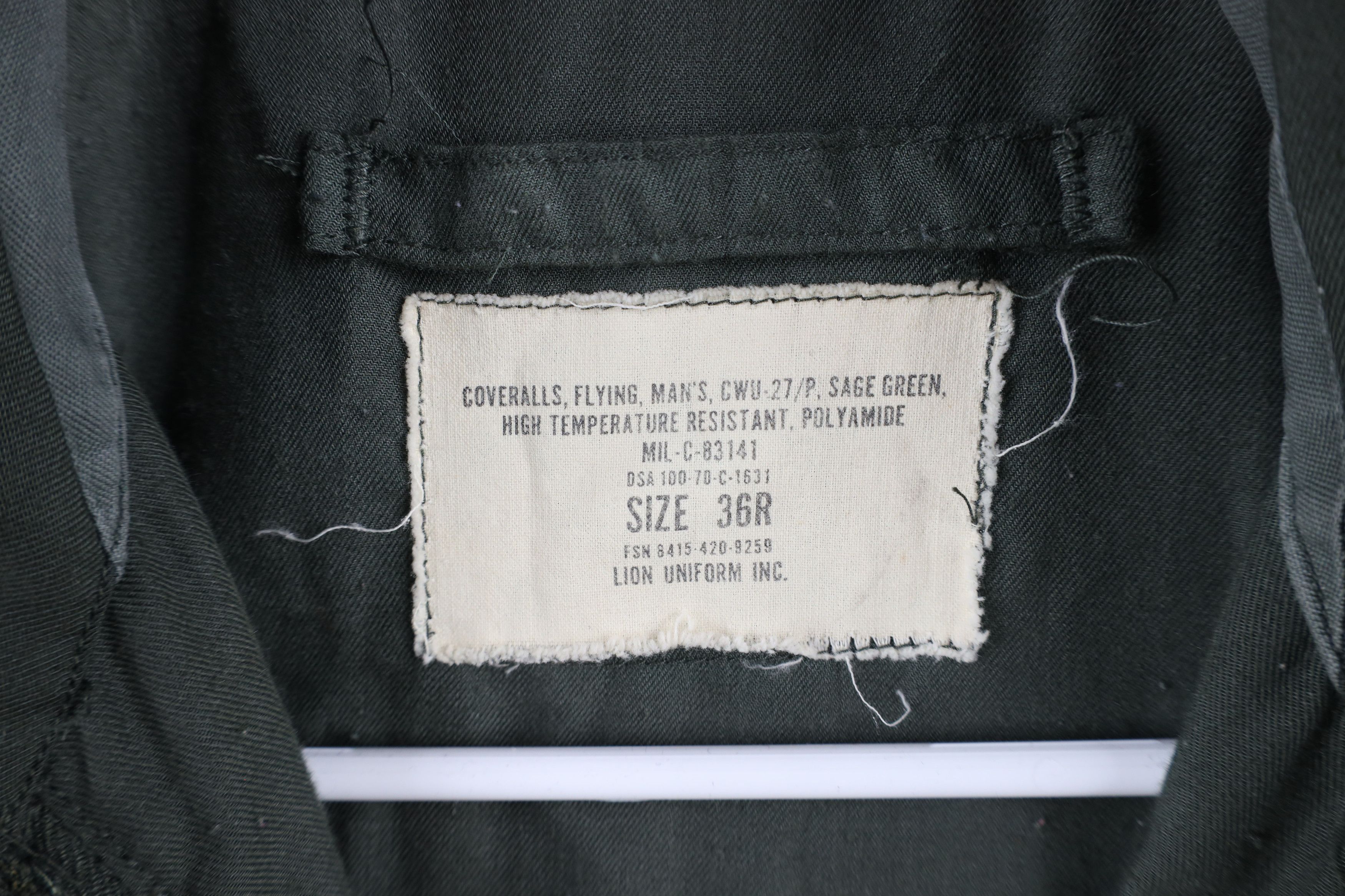 Vintage Vintage 70s Vietnam War CWU 27/P Flying Coveralls Suit Size US M / EU 48-50 / 2 - 11 Thumbnail