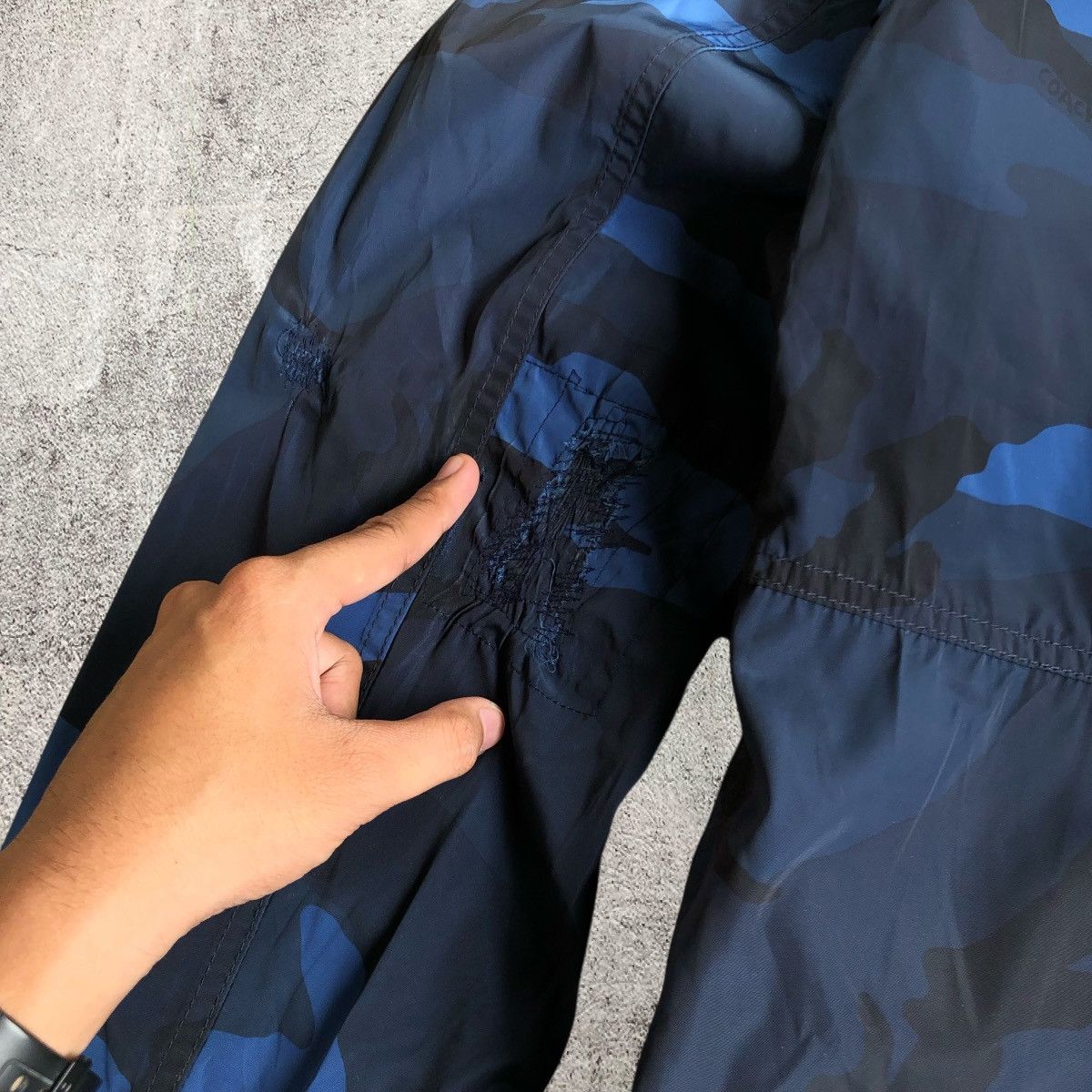 Coach Coach New York Luxury Camouflage Navy Windbreaker Jacket Size US XL / EU 56 / 4 - 12 Thumbnail