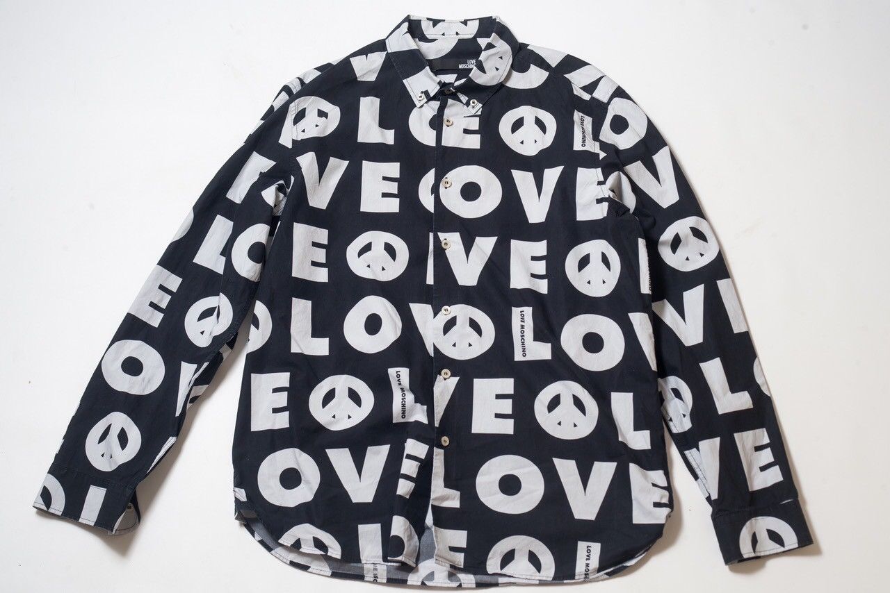 Moschino Love Moschino Monogram Shirt Size US L / EU 52-54 / 3 - 1 Thumbnail