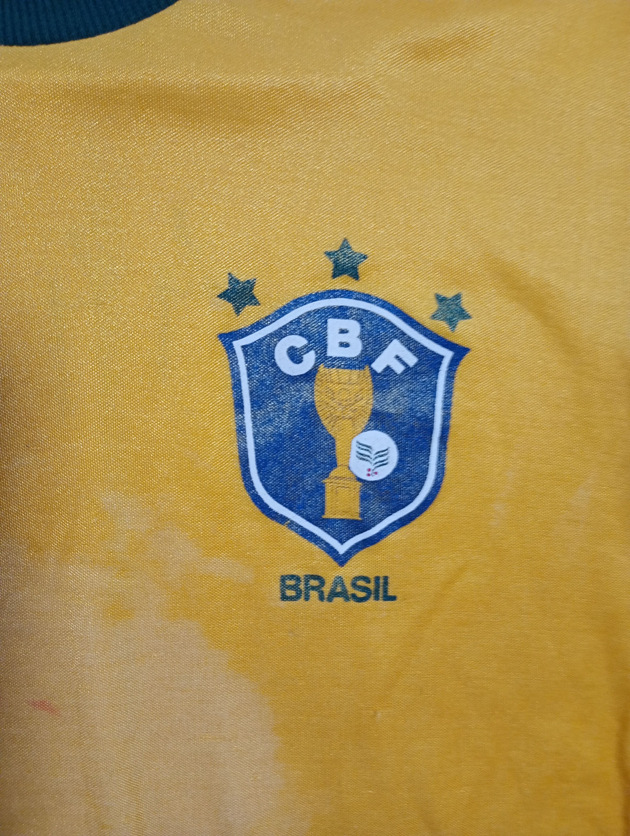 Vintage Aqatas Brazil Home Jersey World Cup 1982 Size US L / EU 52-54 / 3 - 9 Thumbnail
