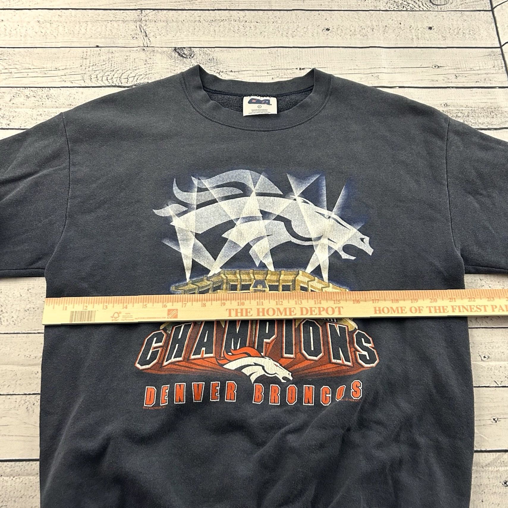 Vintage VINTAGE CSA Denver Broncos Superbowl Champs Crewneck Sweatshirt Men's Large Blue Size US L / EU 52-54 / 3 - 6 Thumbnail