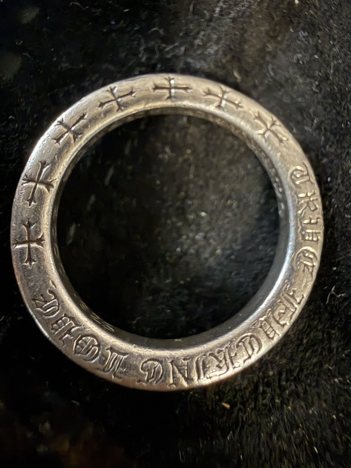 Chrome Hearts Chrome Hearts True Fucking Love Diamond Pave Ring size 7.5 Size ONE SIZE - 7 Thumbnail