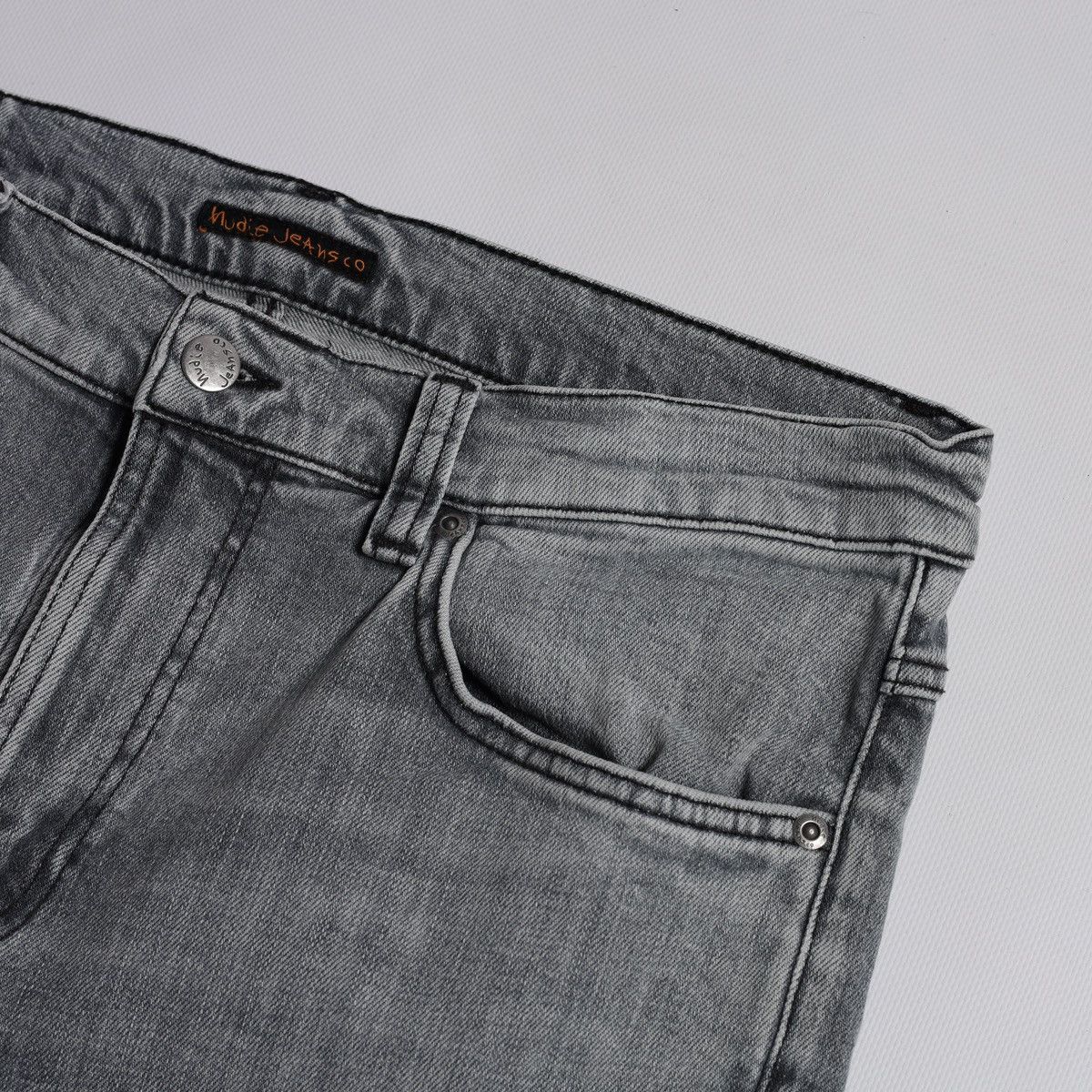 Nudie Jeans Nudie Jeans Grey Denim Pants Mens w33 Lean Dean Size US 33 - 7 Thumbnail