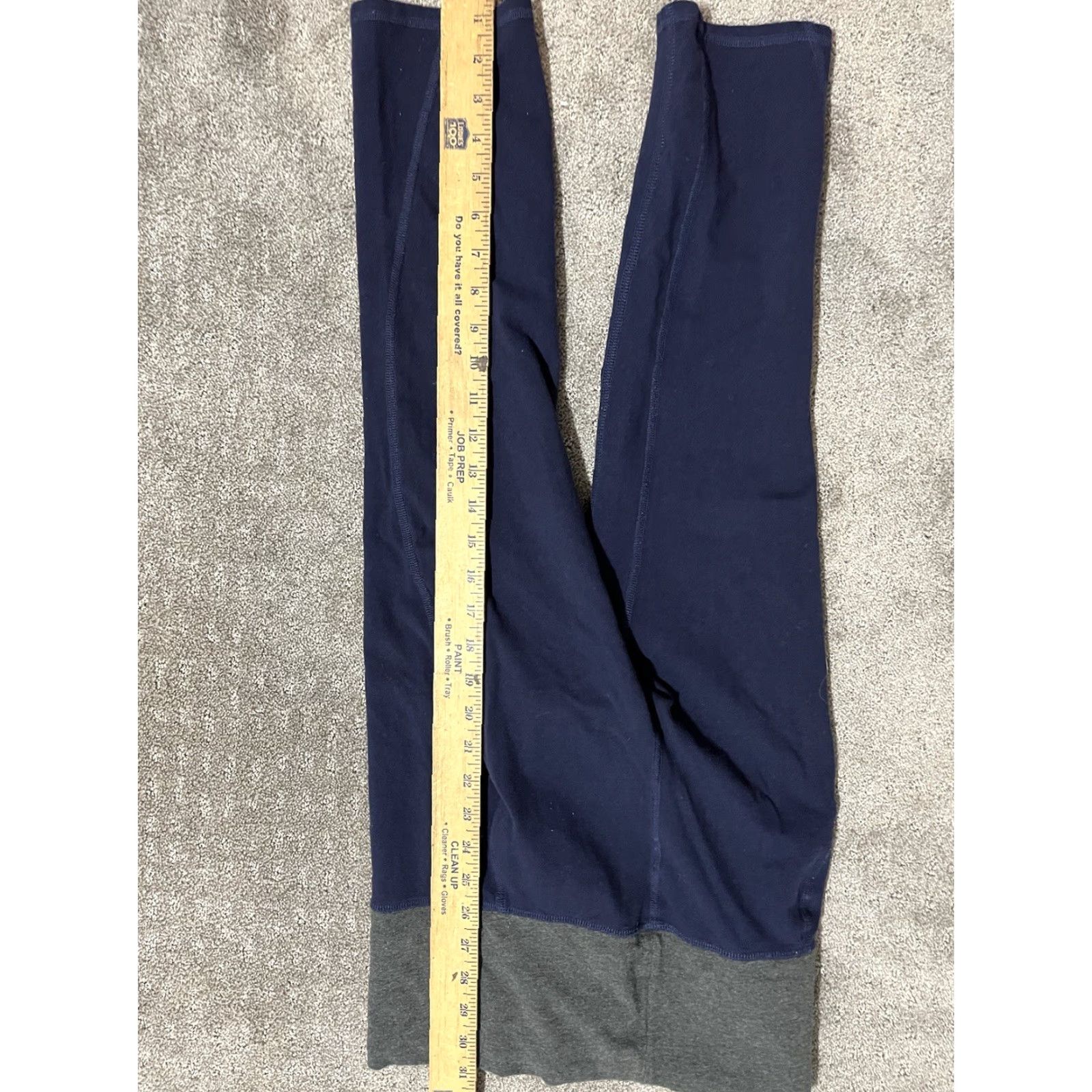 Gap VINTAGE GapFit Navy Blue Solid Capri Leggings Pants Women's Size Small Size 28" / US 6 / IT 42 - 6 Thumbnail