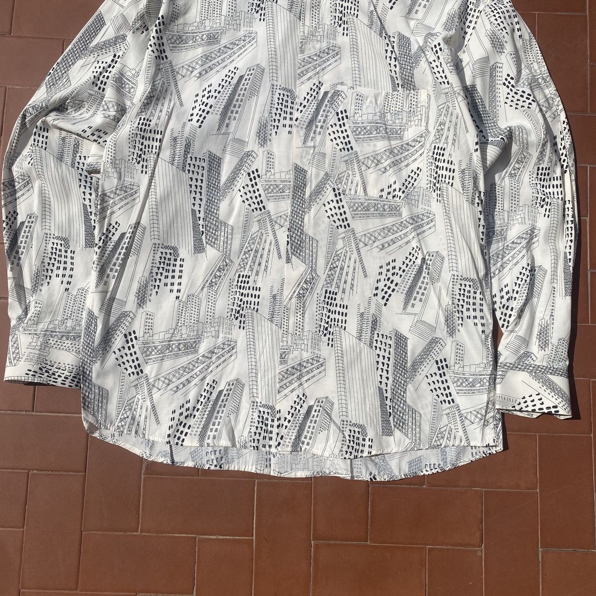 Japanese Brand × Yashi Yamamuri Men’s YASHI YAMAMURI JAPANESE CITY PRINT SHIRT SIZE XL Size US XL / EU 56 / 4 - 3 Thumbnail