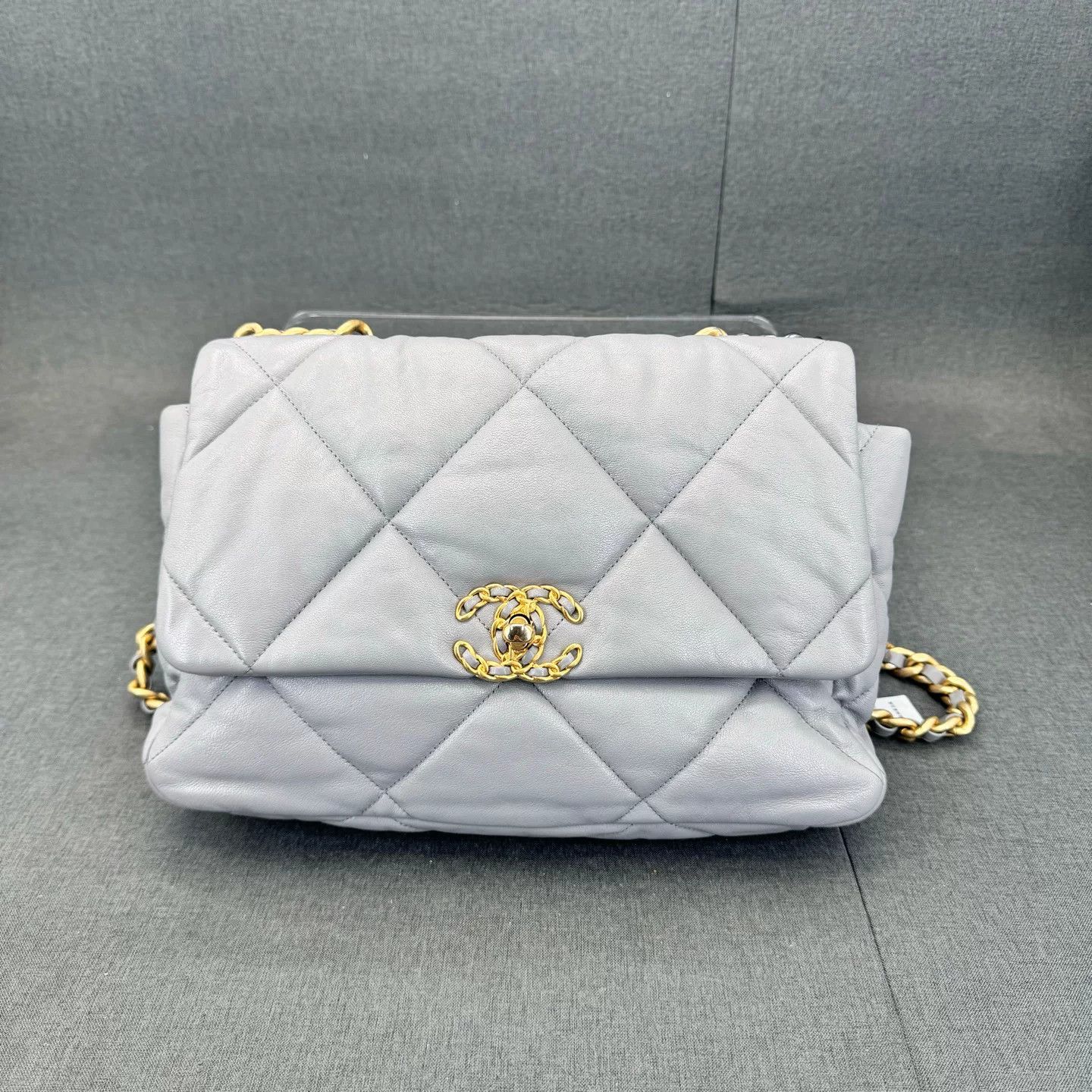 Chanel Chanel 19 Bag Haze Blue Medium Size ONE SIZE - 1 Thumbnail