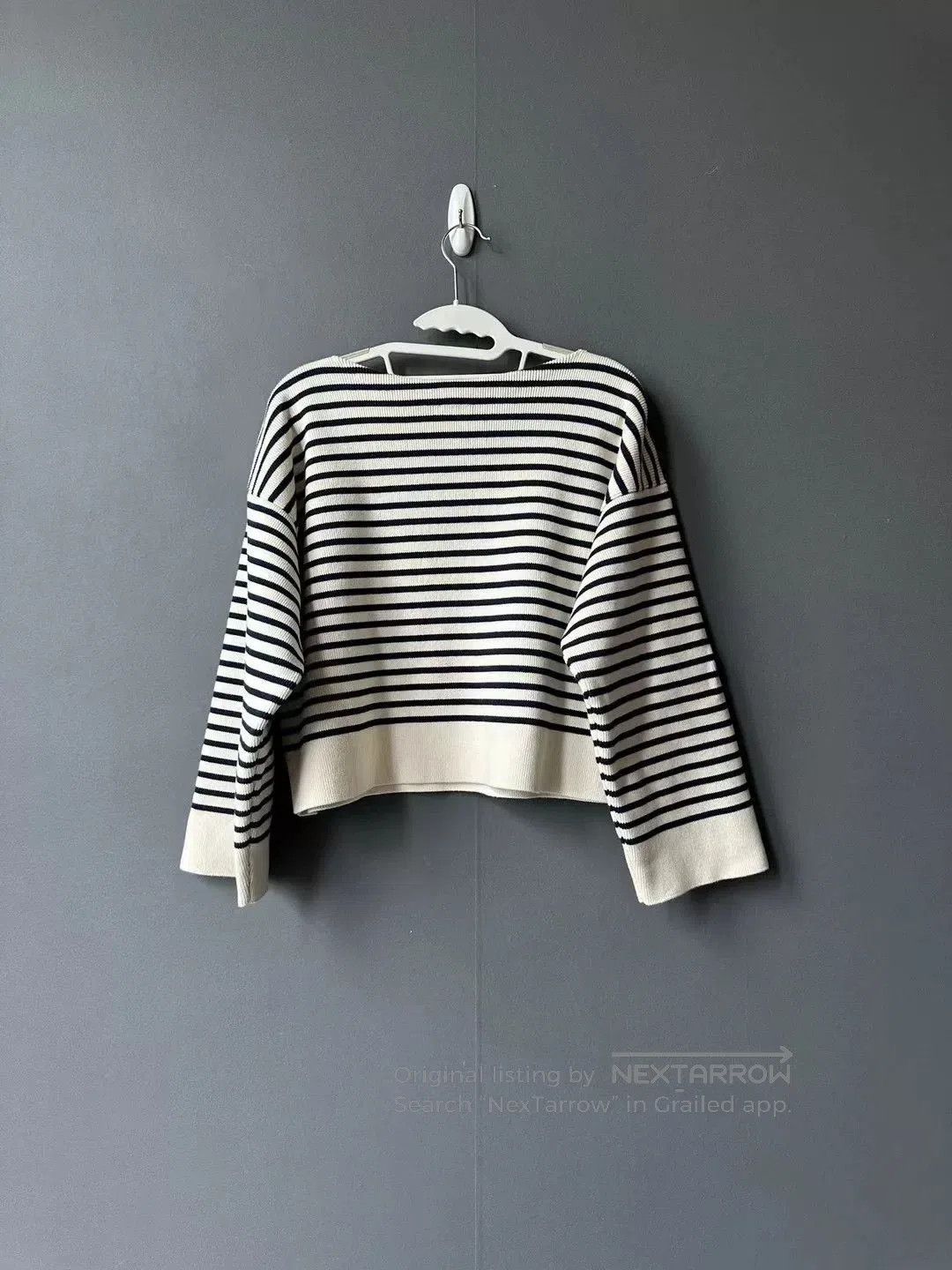 Celine celine striped knit sweater with gold accents. Size S / US 4 / IT 40 - 2 Thumbnail