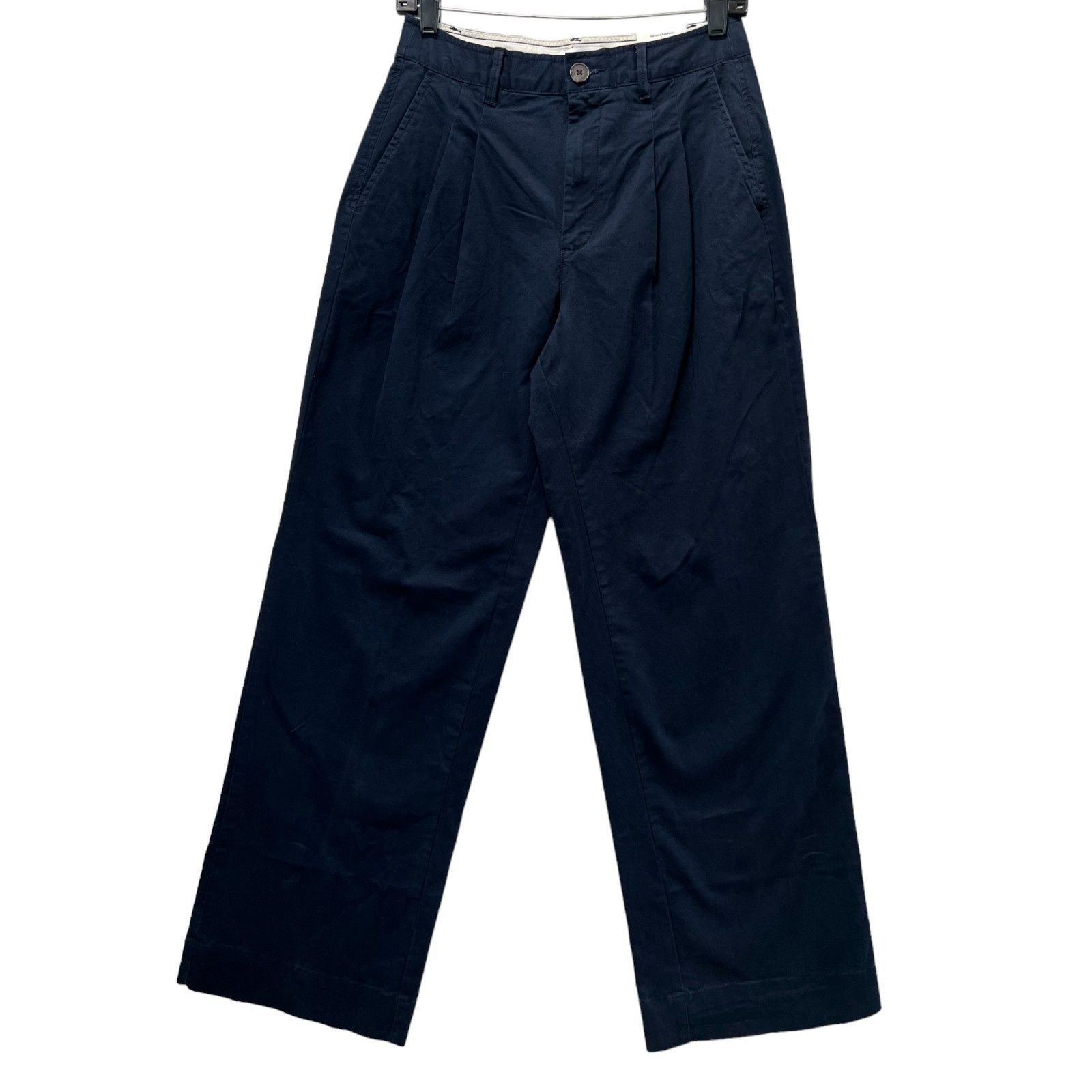 Other Free Assembly - Women's Wide Leg Chino Pants - Blue - 2 Size 26" / US 2 / IT 38 - 3 Thumbnail