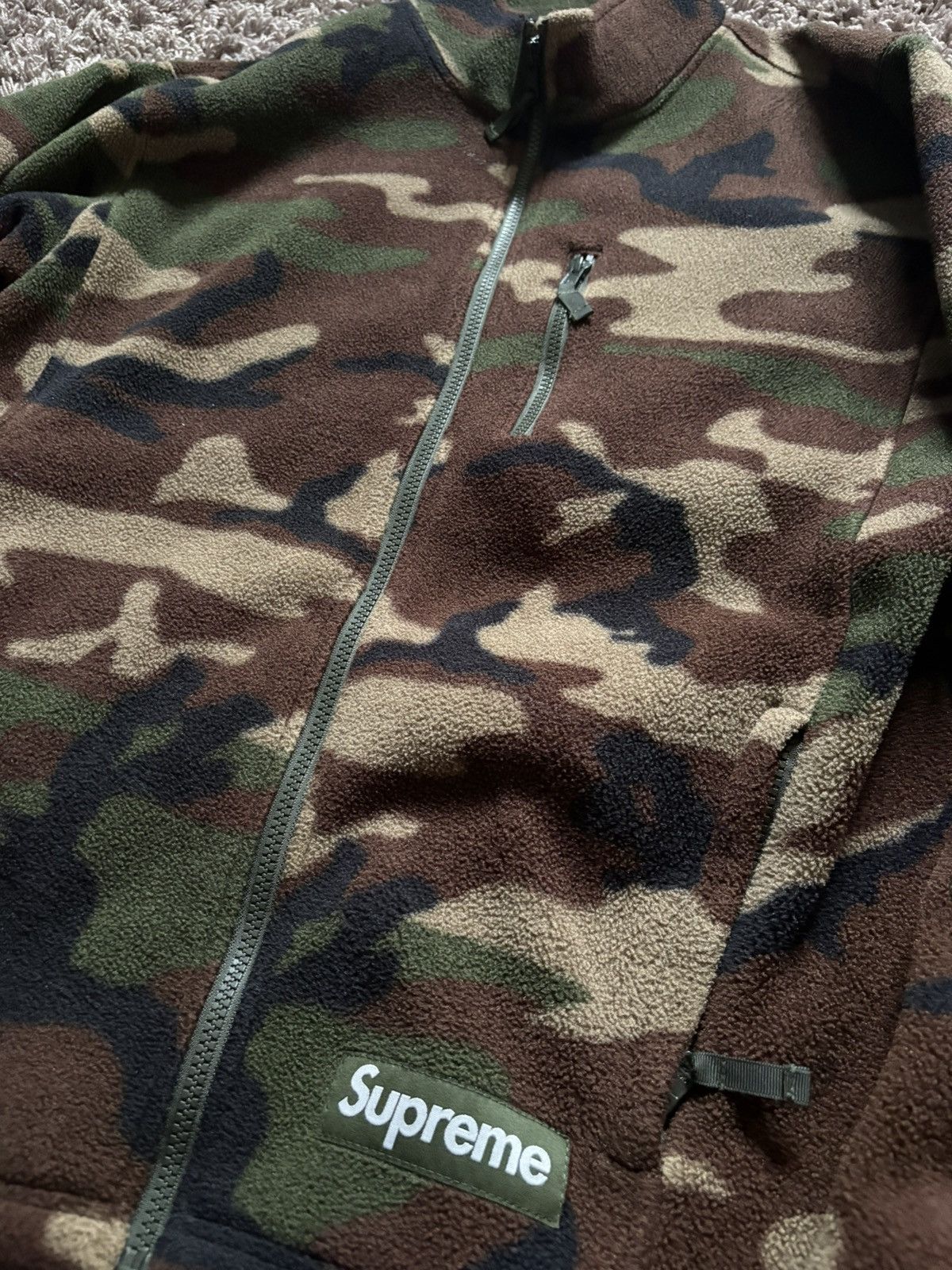 Supreme Supreme Polartec Zip Jacket Size US L / EU 52-54 / 3 - 3 Thumbnail