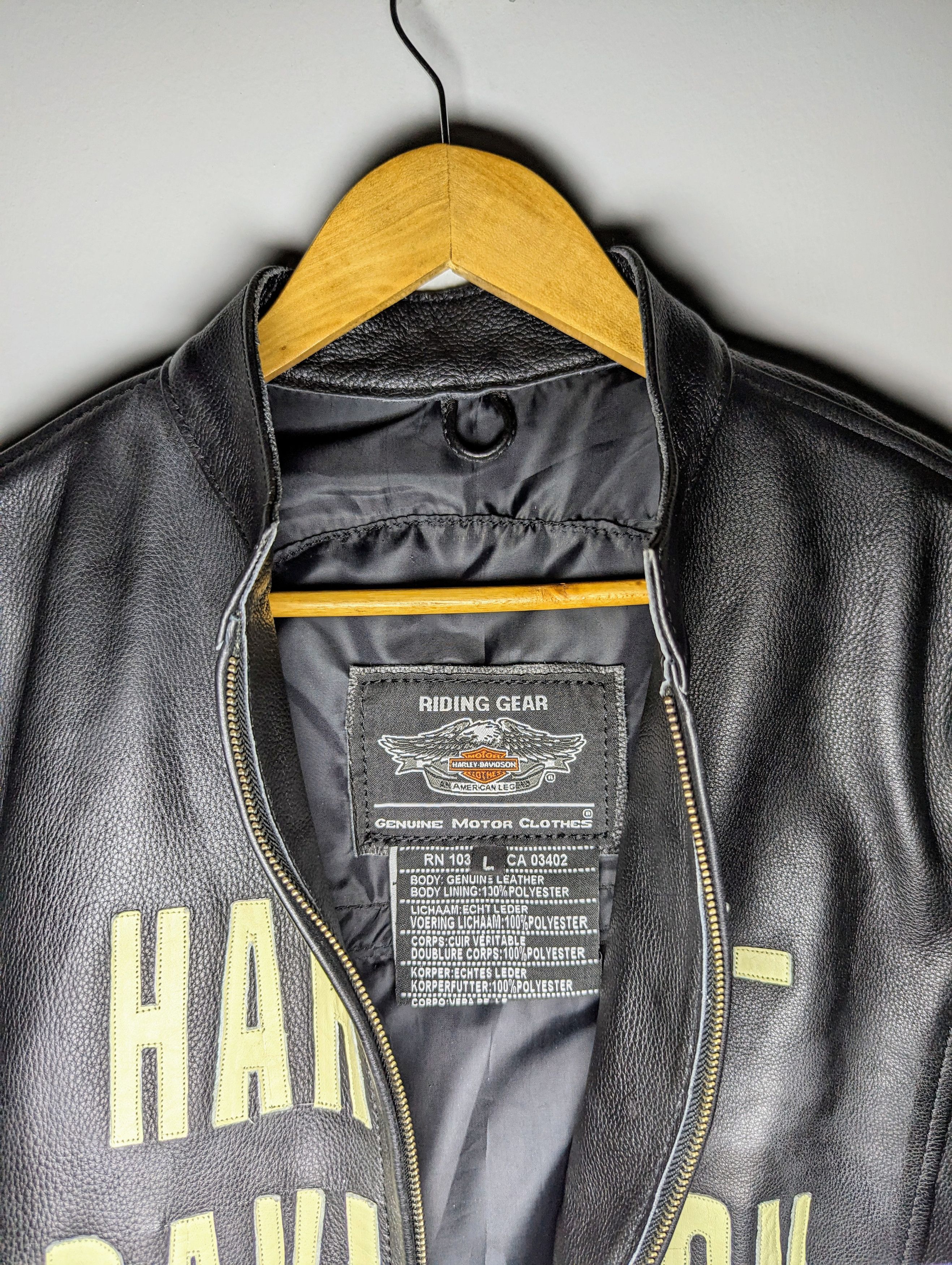 Vintage 🔥💥 Harley Davidson LEATHER JACKET RARE STREETWEAR Size US M / EU 48-50 / 2 - 7 Thumbnail