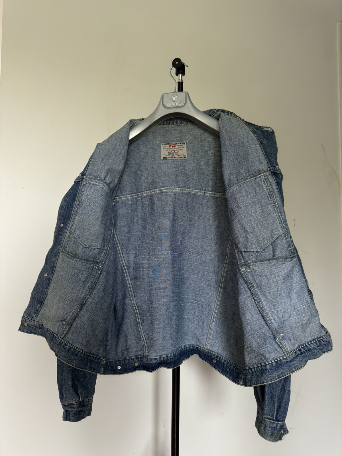 Levi's Vintage 1970 LEVIS Light Denim Jean Jacket Size US XL / EU 56 / 4 - 9 Thumbnail