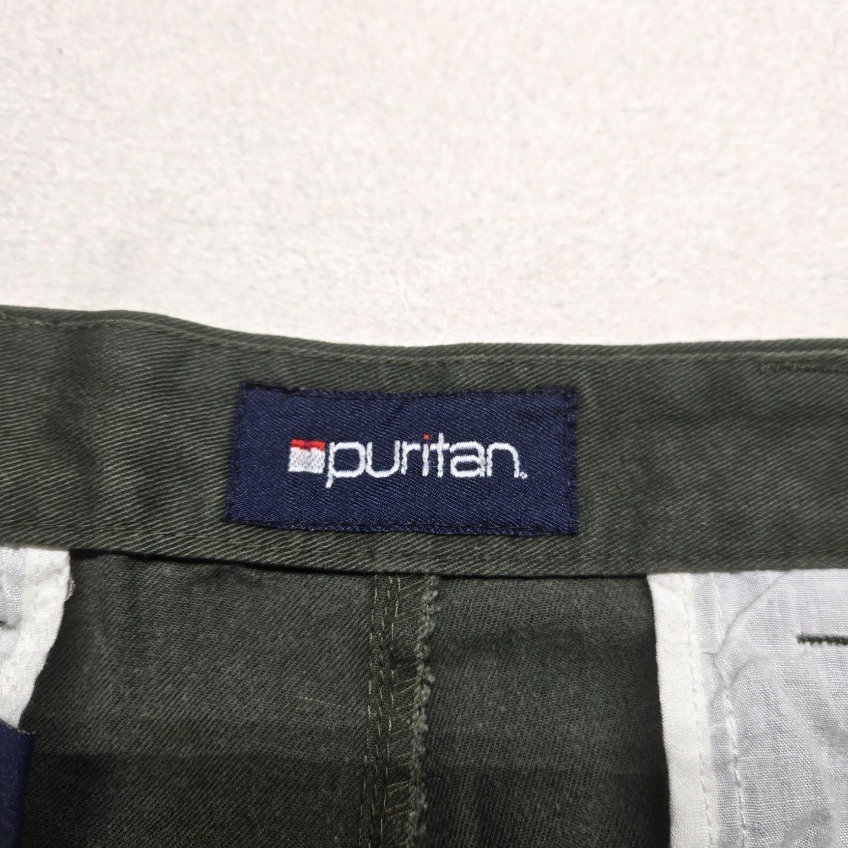 Vintage VINTAGE Puritan Dress Pants High Rise Gray Flat Front Casual Men 36 x 34 Pants Classic Straight Gray 36 Inseam 34 in Mens Fashion Pants Size US 36 / EU 52 - 3 Thumbnail
