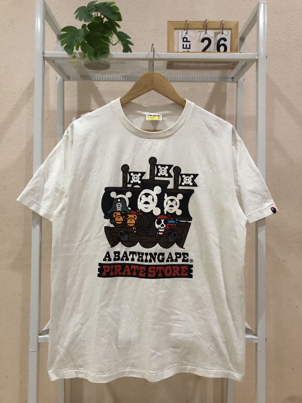 Bape A Bathing Ape Baby Milo Pirate Store Tee Size US L / EU 52-54 / 3 - 1 Thumbnail
