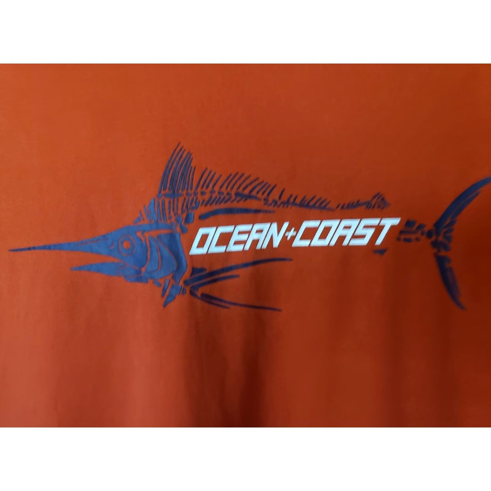 Vintage Ocean & Coast Shirt Men S Red UPF Sun Protection Hooded T-Shirt New! Size US S / EU 44-46 / 1 - 4 Thumbnail