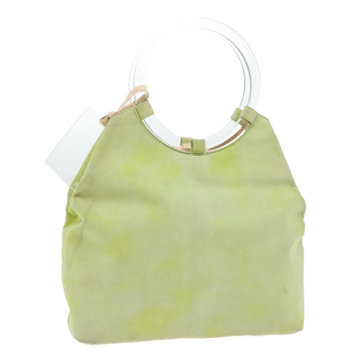 Celine CELINE Hand Bag Suede Green Size ONE SIZE - 1 Thumbnail