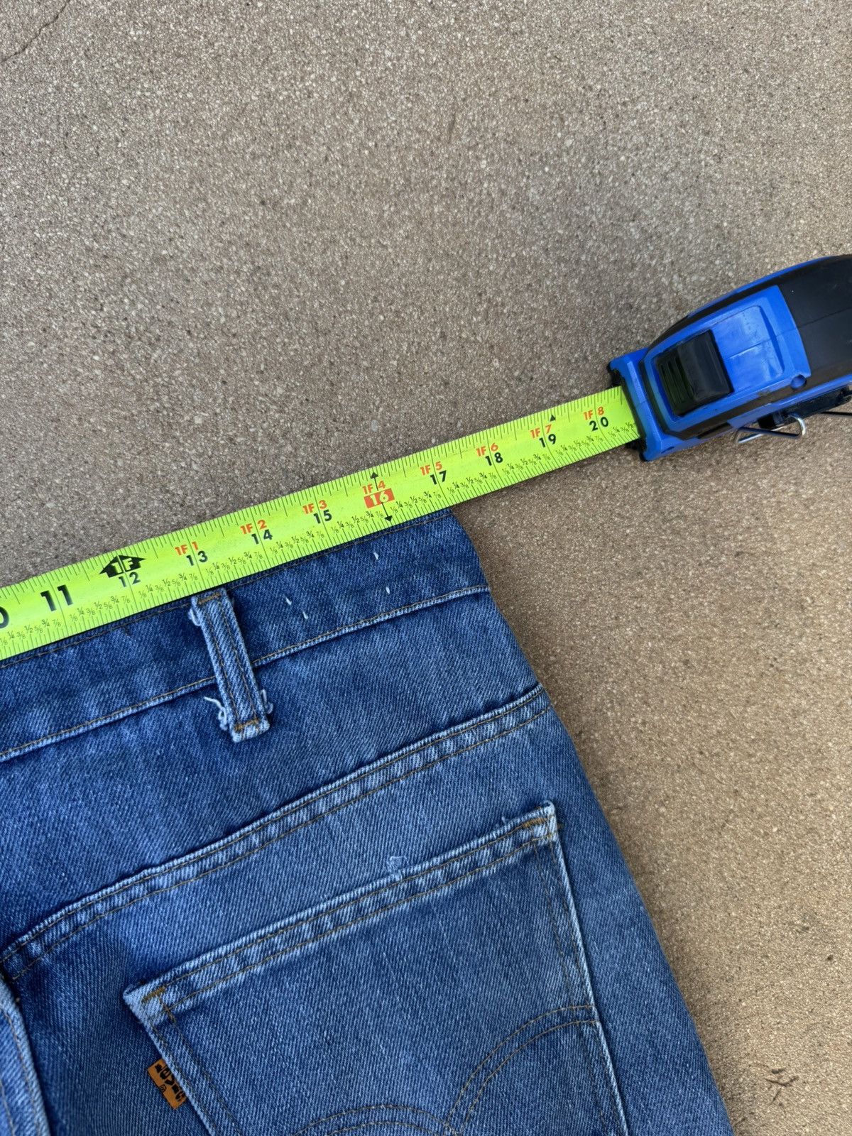 Levi's Vtg 80’s Levi’s 646 Orange Tab Bellbottom Flare Jeans 34x29 Size US 34 / EU 50 - 9 Thumbnail