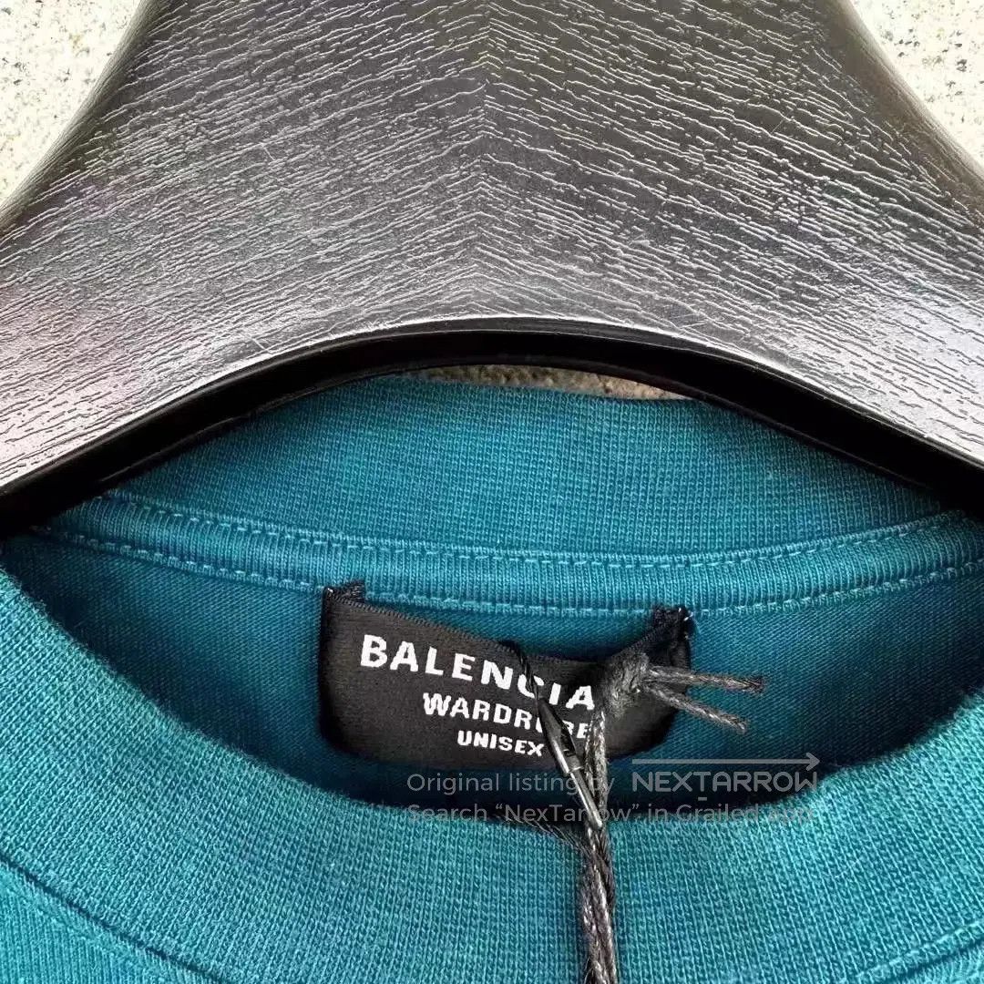 Balenciaga Green Short Sleeve Crew Neck T-Shirt Size S. Size US S / EU 44-46 / 1 - 2 Thumbnail