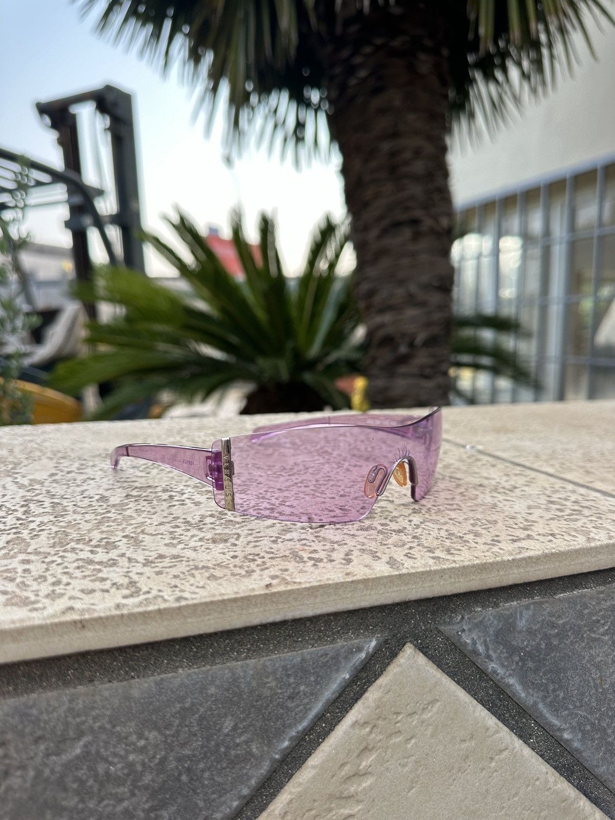 Versus Versace Versus Versace Sunglasses Pink mod.E68 Size ONE SIZE - 1 Thumbnail