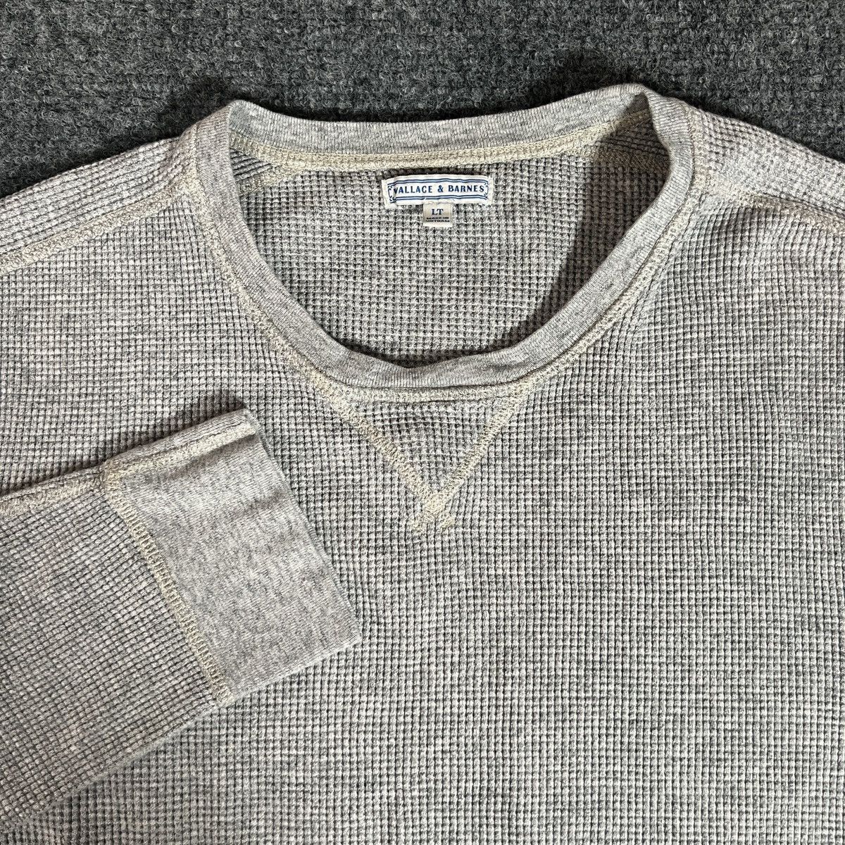 J.Crew Wallace & Barnes Waffle Crewneck Sweatshirt Size US L / EU 52-54 / 3 - 2 Thumbnail