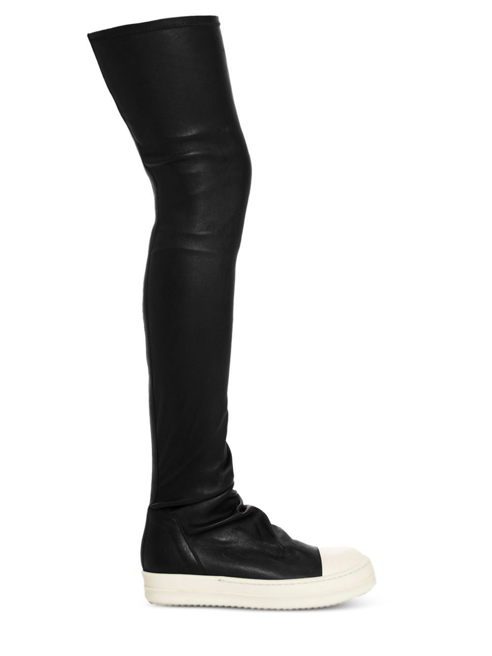 Rick Owens OVER-THE-KNEE BOOTS Size US 10 / IT 40 - 1 Thumbnail