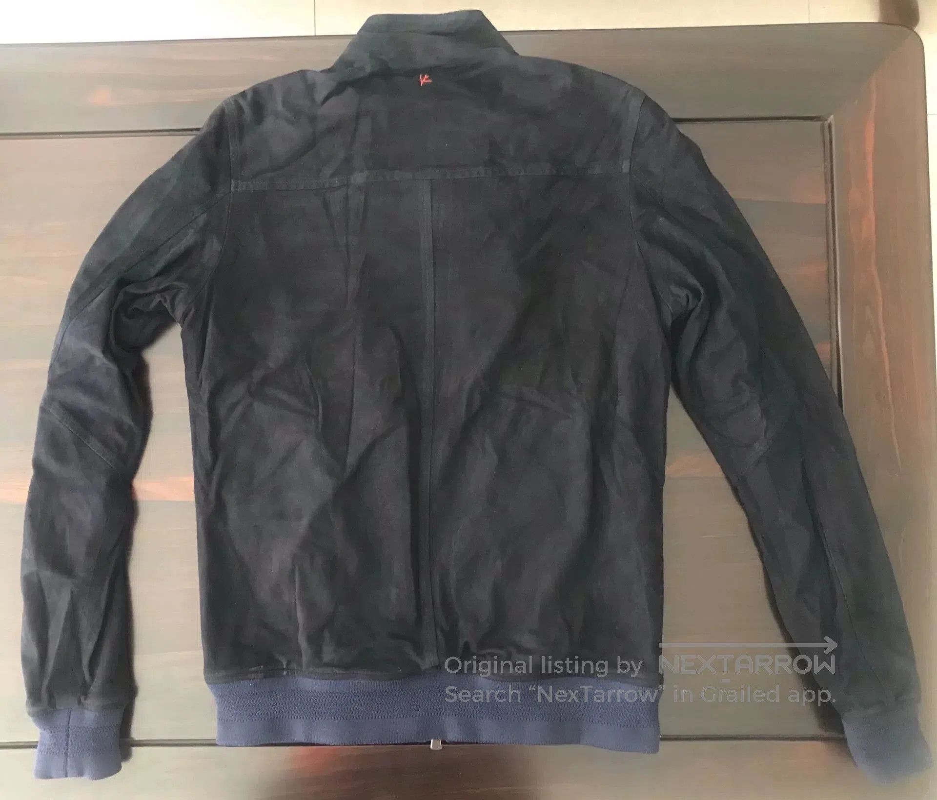 Isaia Napolii new isaia suede leather jacket in dark color. Size US L / EU 52-54 / 3 - 3 Thumbnail