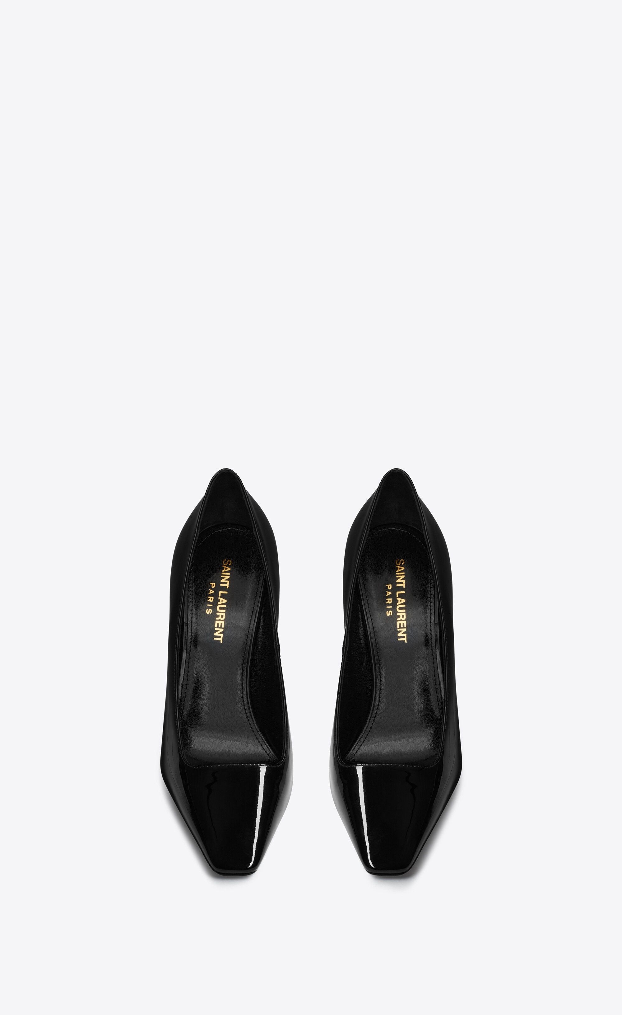 Saint Laurent Paris o1s1wg111224 Blade Pumps in Patent Leather in Black Size US 9 / IT 39 - 2 Thumbnail
