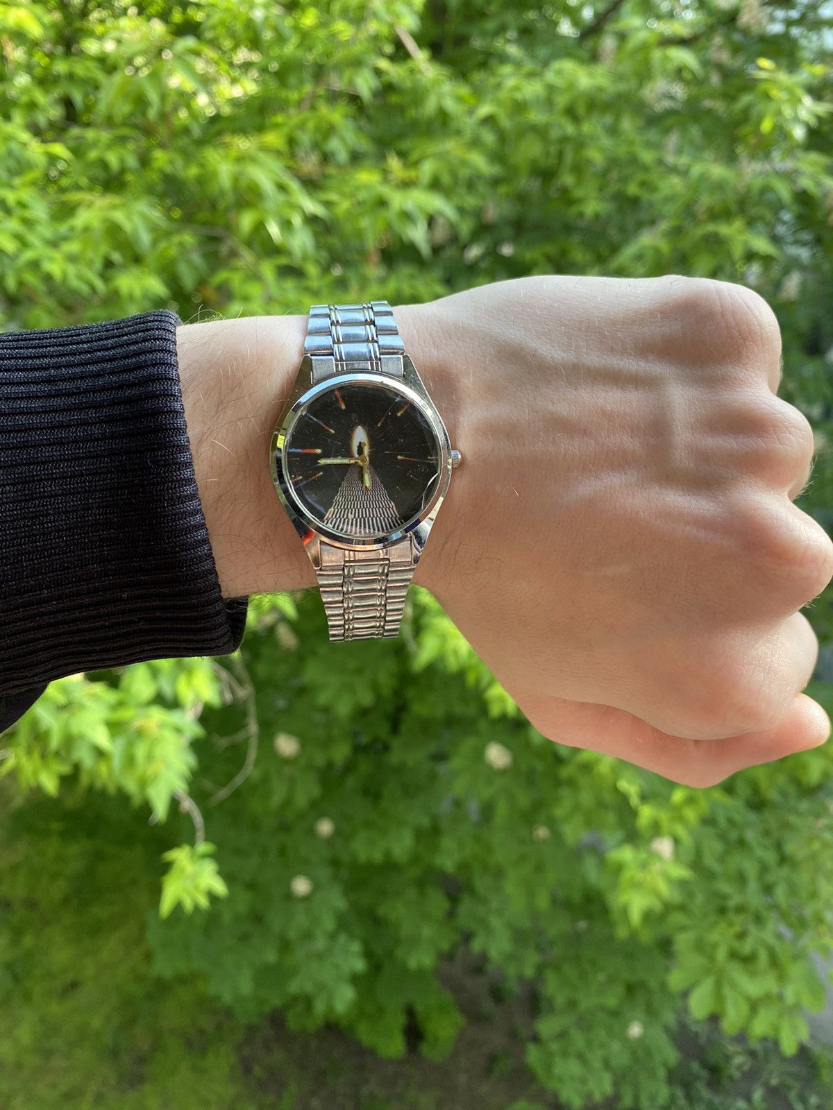 Japanese Brand × Jewelry × Vintage Stylish Men’s Watch with Cosmic Design Size ONE SIZE - 1 Thumbnail