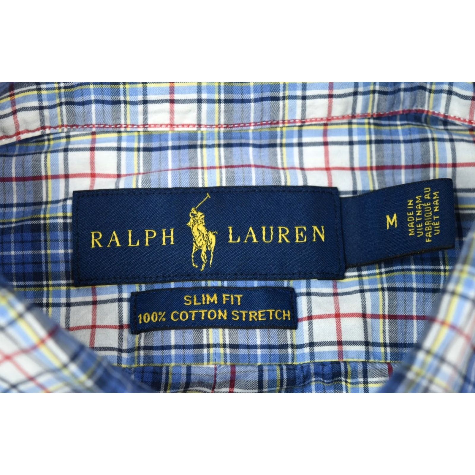 Ralph Lauren Ralph Lauren Shirt Mens XL Blue Red Plaid Long Sleeve Button-Down Slim Fit, Button-Up, Classic Colorful, Casual Business Size US XL / EU 56 / 4 - 6 Thumbnail