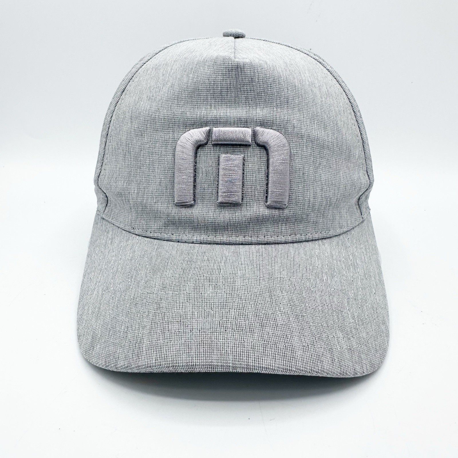 TravisMathew Travis Mathew GOLF Men's Snapback Top Shelf Hat Light Gray Size ONE SIZE - 2 Thumbnail
