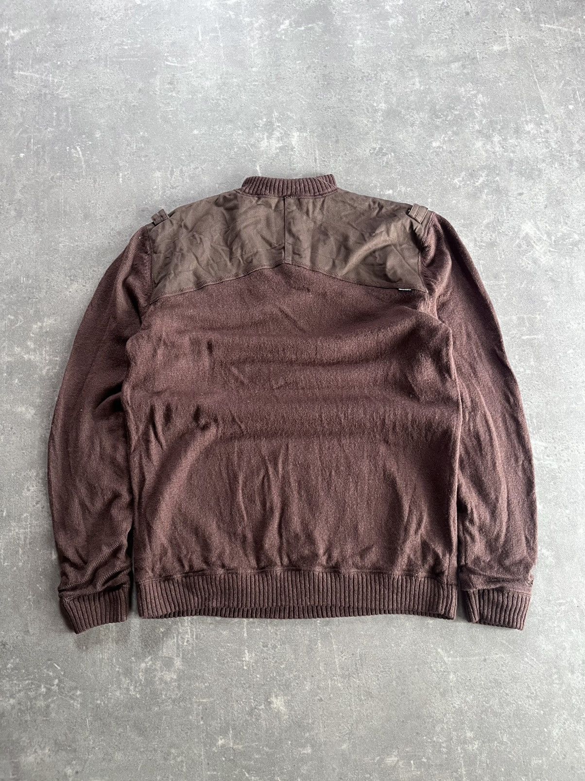 トップス archive 00s OAKLEY military sweater Oakley 00s Oakley Military 1/4 Zip Knit Sweater L XL | Grailed