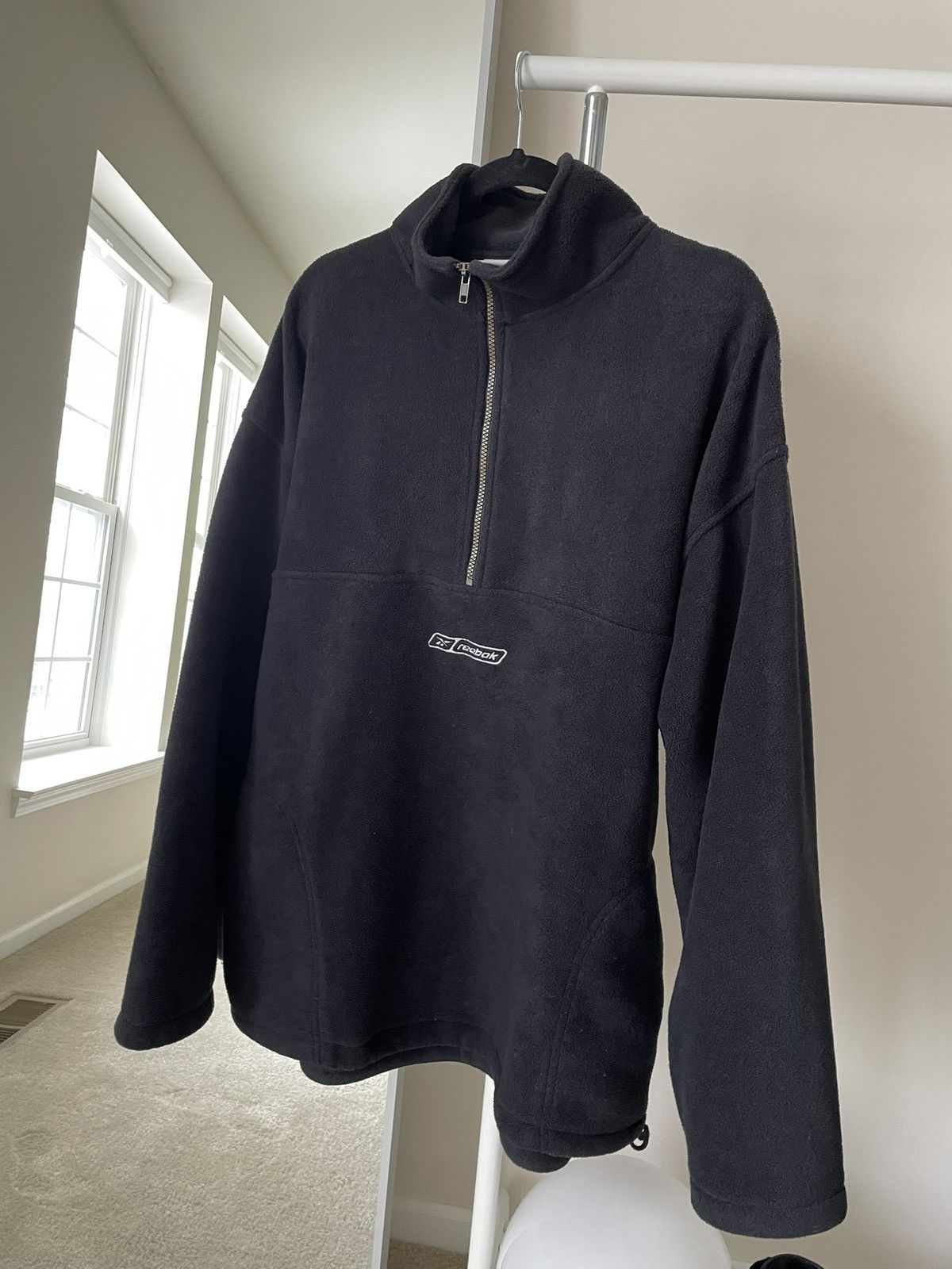 Reebok × Vintage Vintage Reebok Fleece Half Zip Size US XL / EU 56 / 4 - 2 Thumbnail