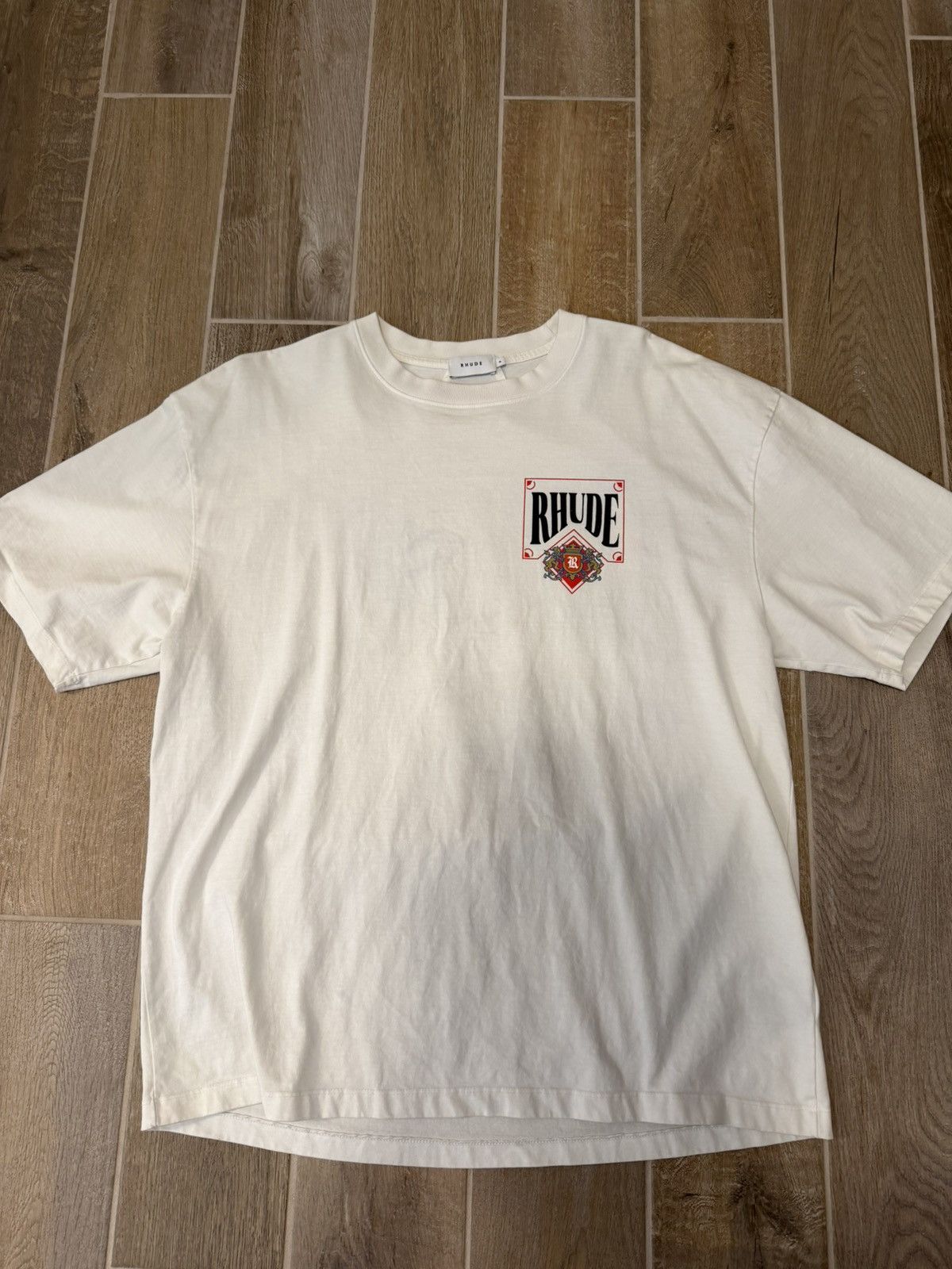 Rhude Crest Tee Vintage White