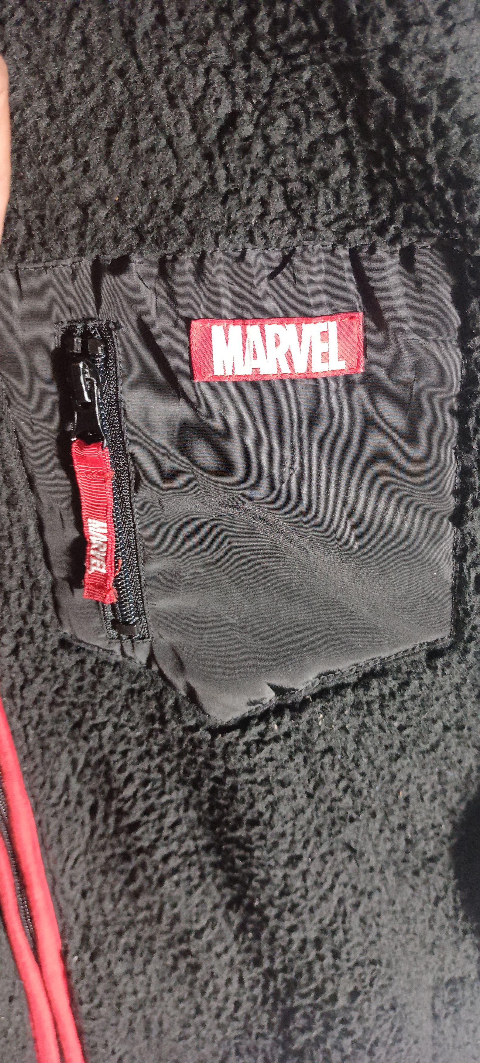 Japanese Brand × Marvel Comics × Vintage 🔥Marvel Sherpa Full Zipper Jacket Size US L / EU 52-54 / 3 - 10 Thumbnail