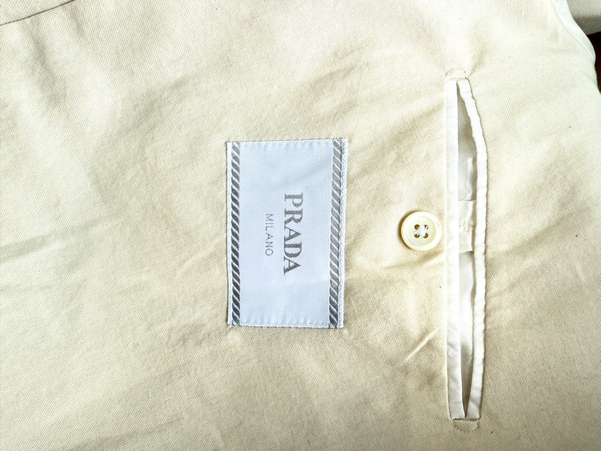 Prada Prada double-breasted cotton blazer Size 50R - 3 Thumbnail