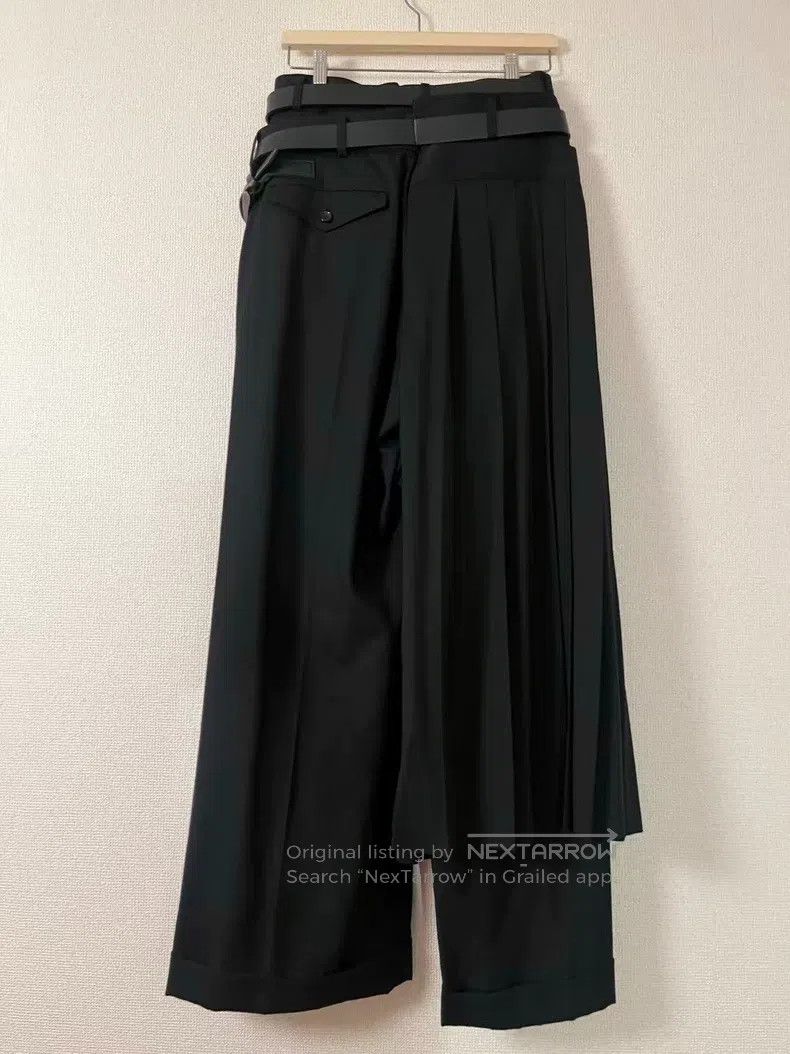 Junya Watanabe Junya Watanabe size M Triple belt suit skirt pants Size 22" - 4 Thumbnail