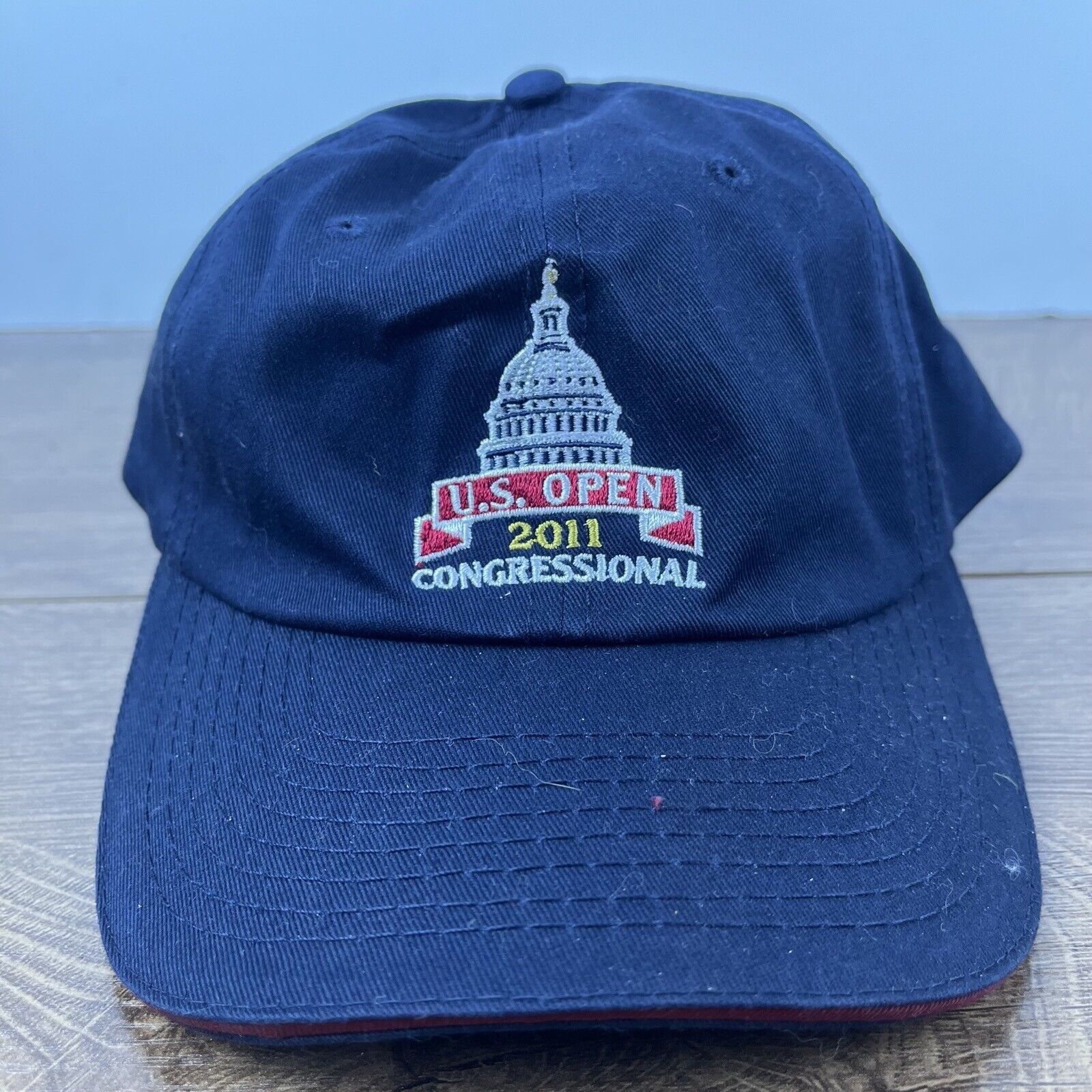 Other 2011 Congrssional US Open Hat Blue Adjustable Hat Blue Adult Size ONE SIZE - 2 Thumbnail