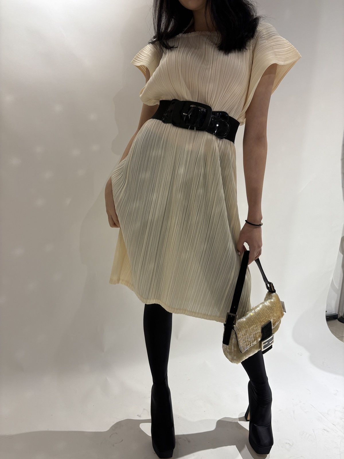 Issey Miyake × Pleats Please Issey Miyake Pleat Please Square Dress Size L / US 10 / IT 46 - 1 Thumbnail