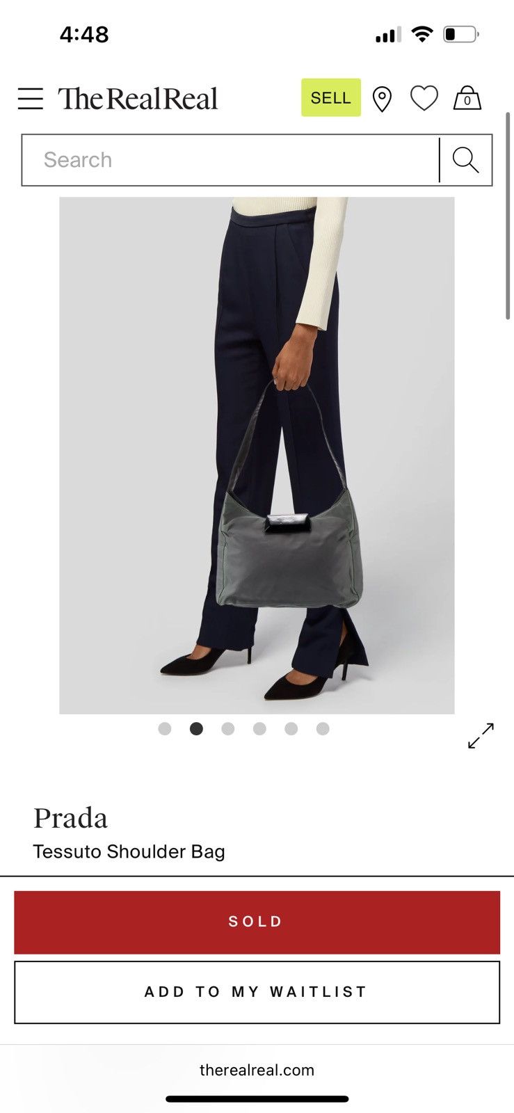 Prada PRADA TESSUTO NYLON BAG Size ONE SIZE - 6 Thumbnail