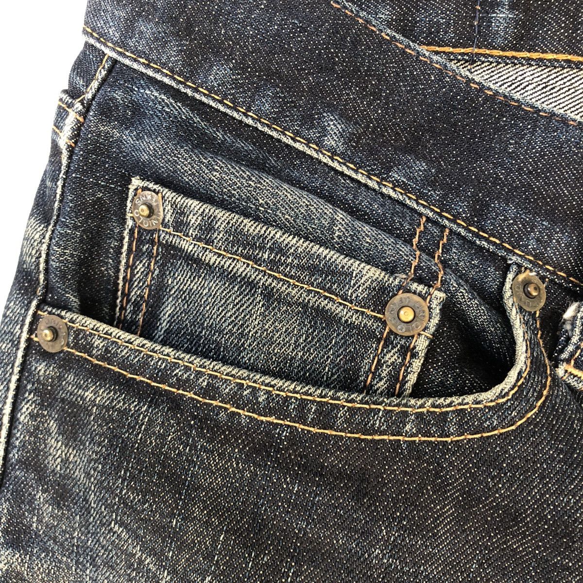 Uniqlo Vintage UNIQLO Custom Tiger Embroidered jeans Size US 31 - 12 Thumbnail