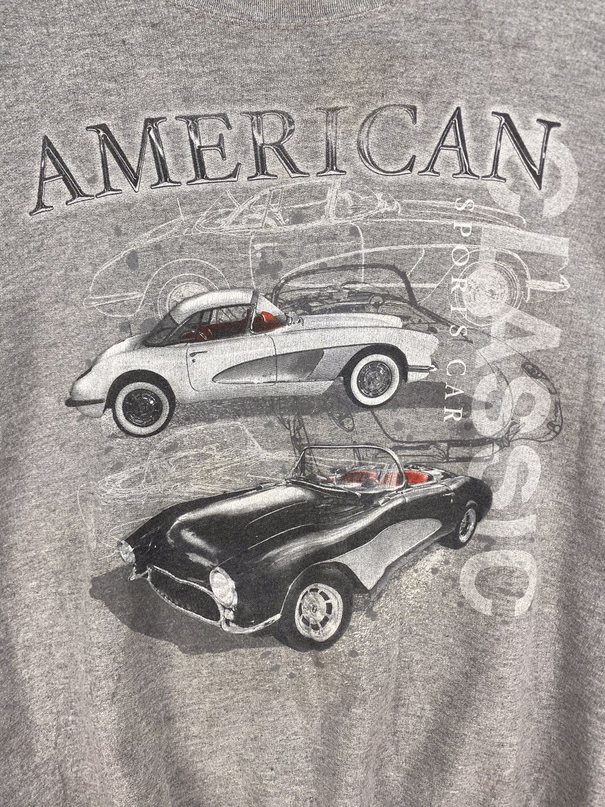 Designer × Vintage 🔥RARE🔥VINTAGE 90s AMERICAN SPORTS CAR SWEATSHIRT Size US XXL / EU 58 / 5 - 5 Thumbnail