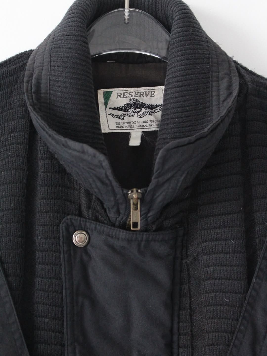 Vintage 1990S RESERVE REVERSIBLE-LINED GRAPHIC PADDED BOMBER Size US L / EU 52-54 / 3 - 6 Thumbnail